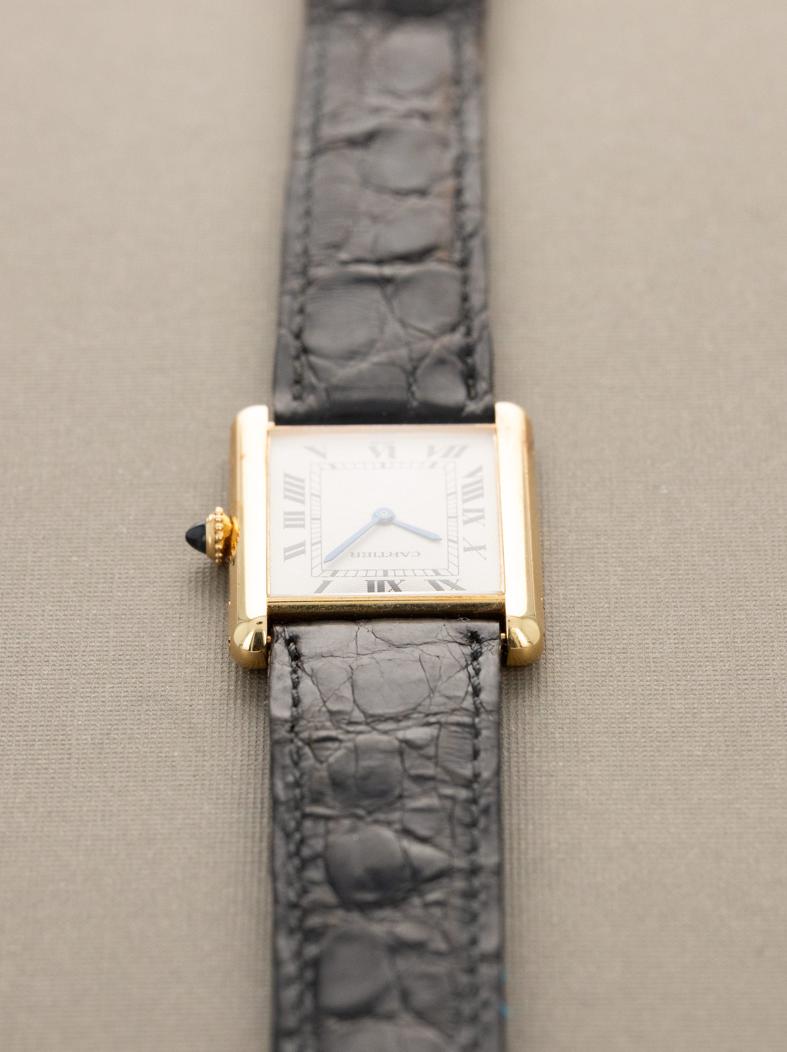 Cartier Tank Louis Ref. 96065 'Extra Plate' - Silver 'Guilloché Dial