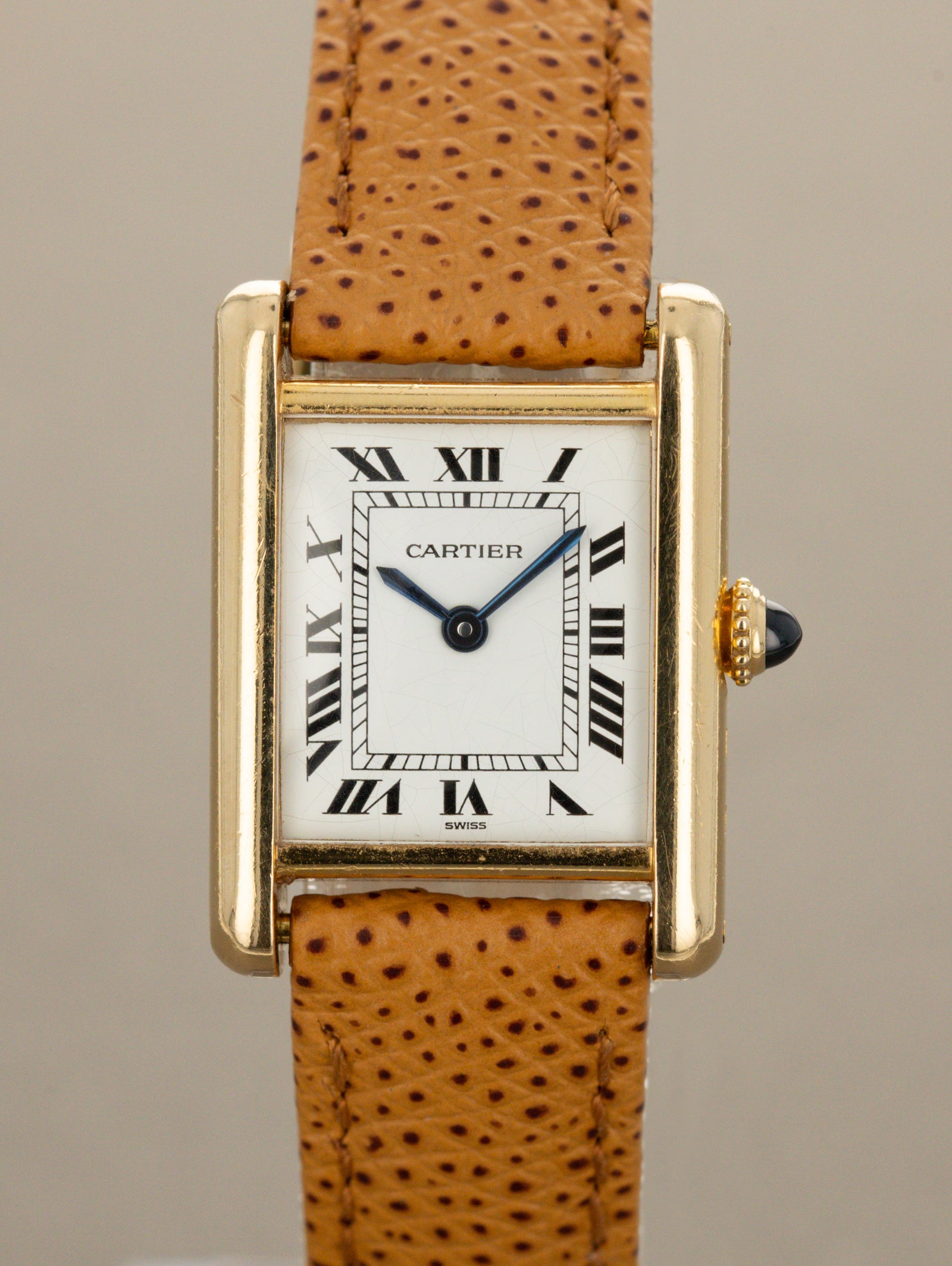 Cartier Tank Louis Ref. 78087 'Ladies' - 'Swiss' Dial Unpolished W/ Box & Papers