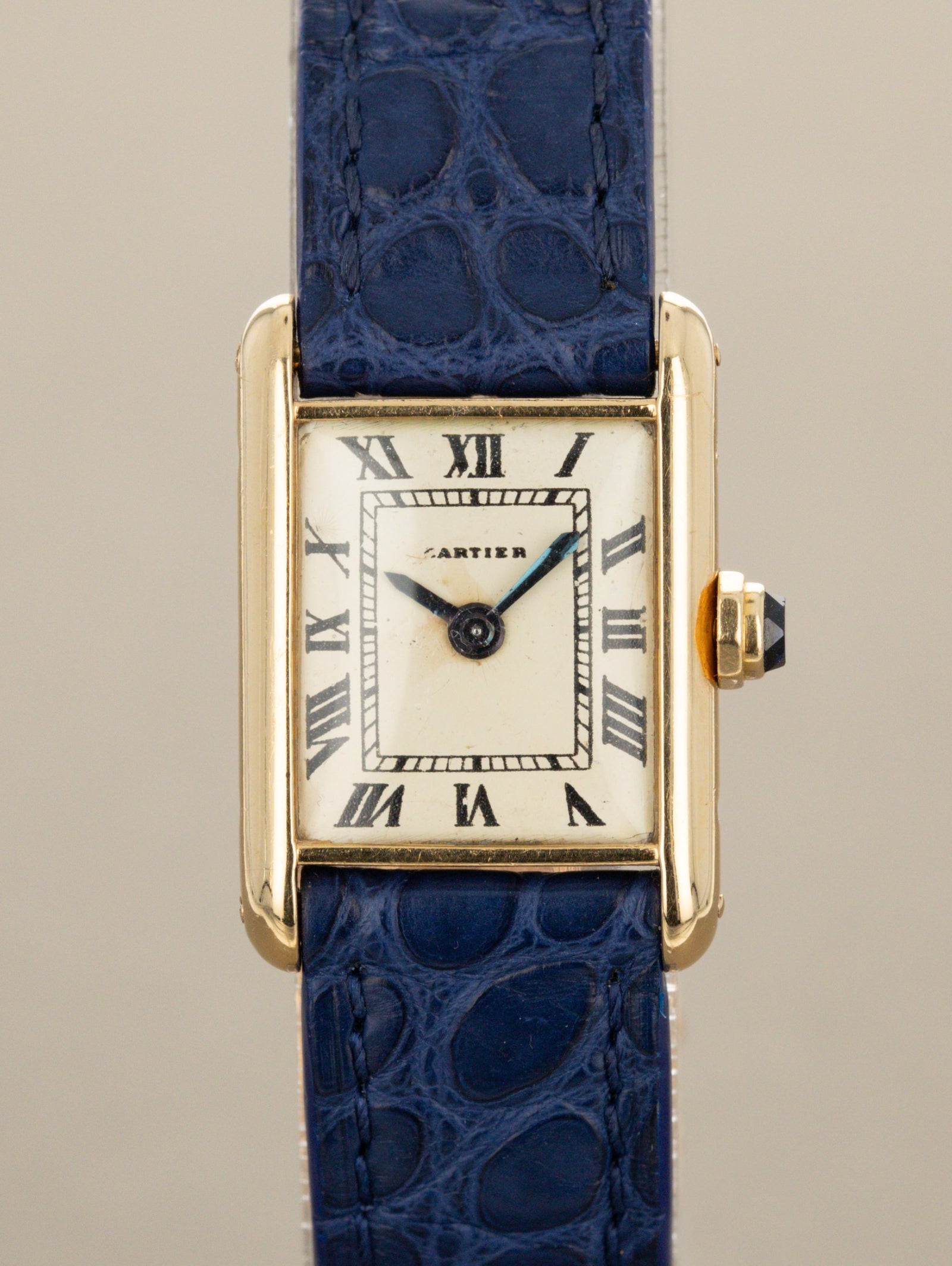 Cartier Tank Louis 'Ladies' - 'Paris' Dial 1960s W/ EWC Movement