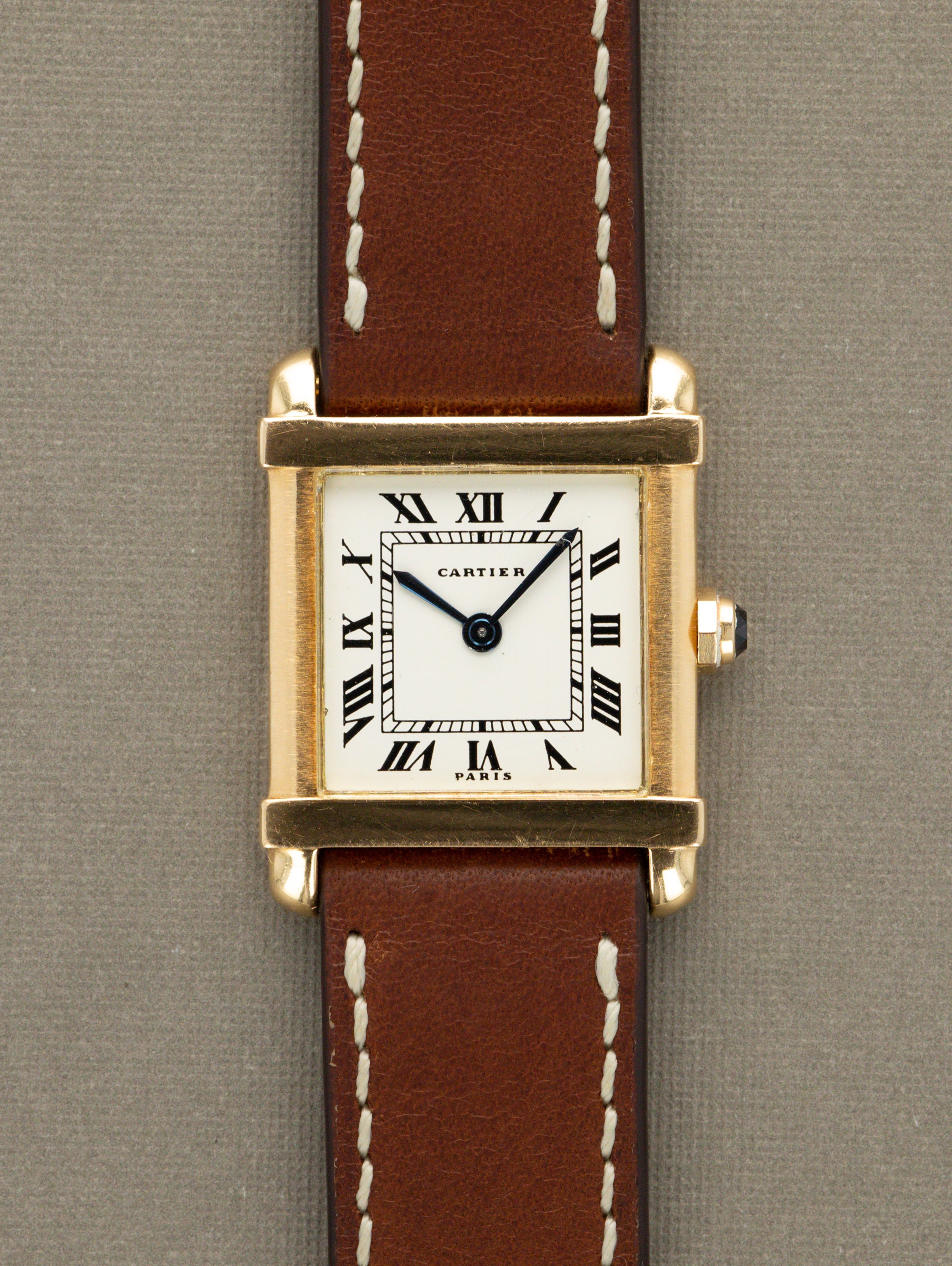 Cartier Tank Chinois 'Extra Plate' - White Enamel 'Paris' Dial