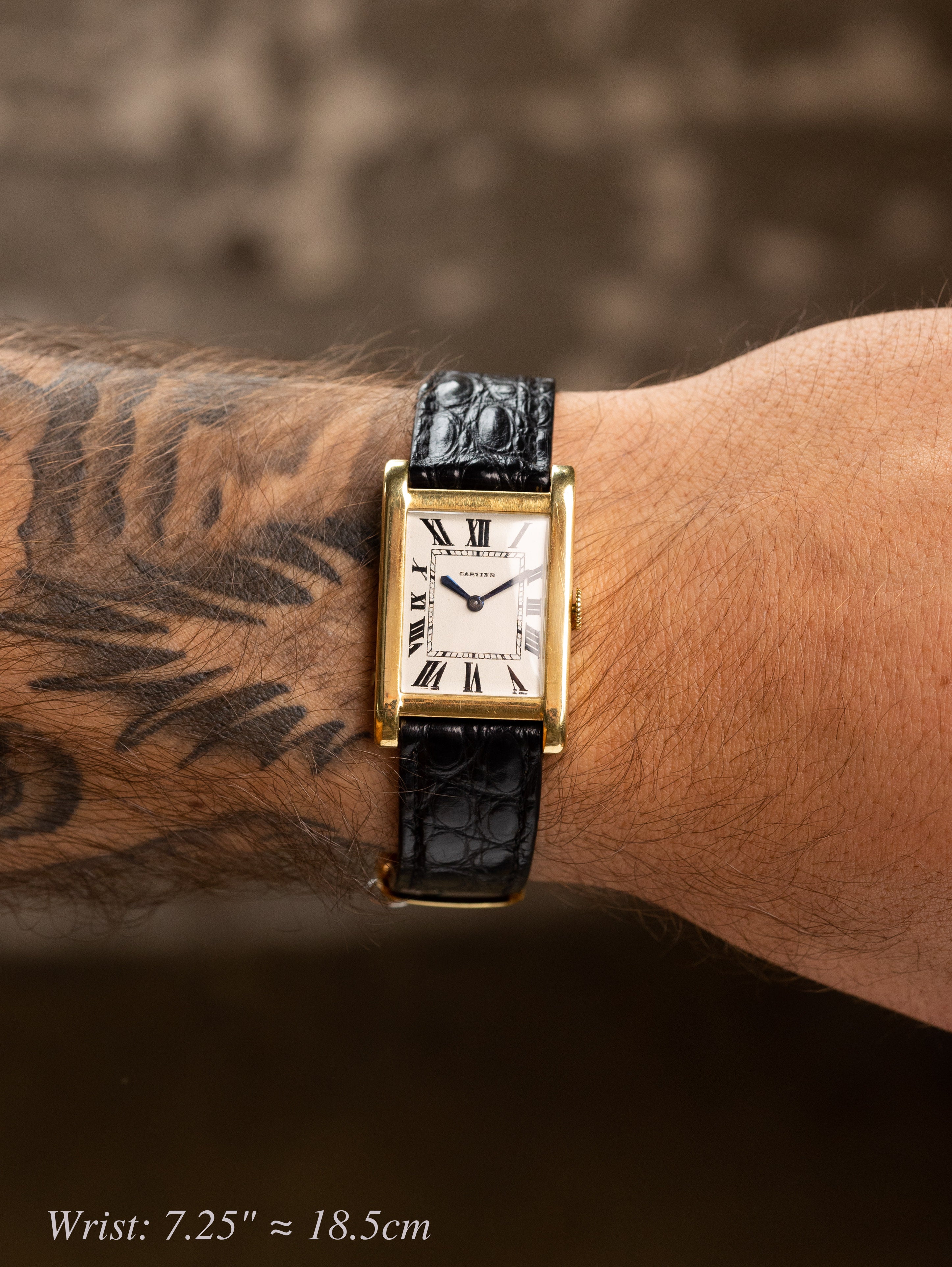 Cartier Tank 'Magnum' - 1940s W/ JLC Movement
