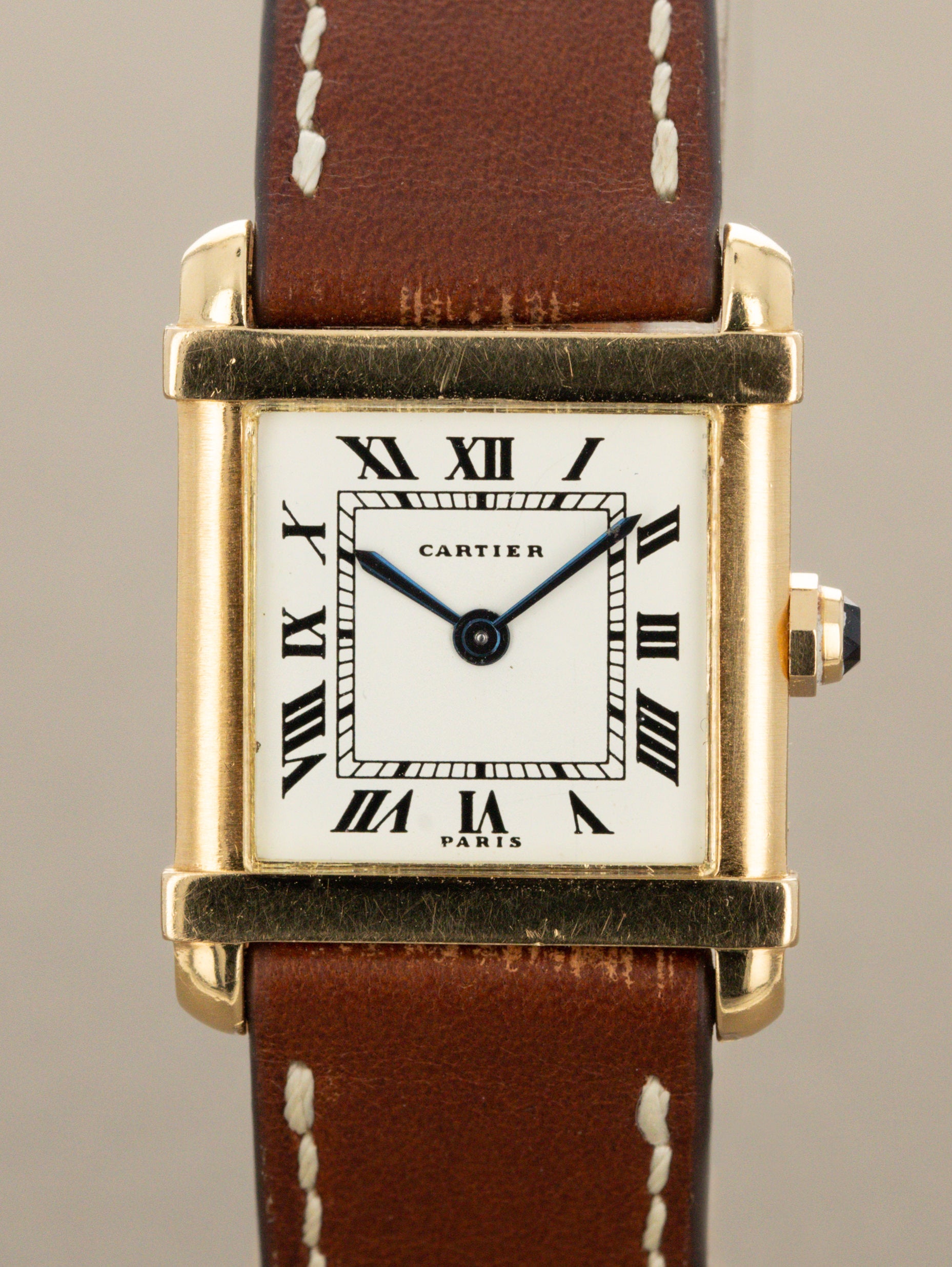 Cartier Tank Chinois 'Extra Plate' - White Enamel 'Paris' Dial