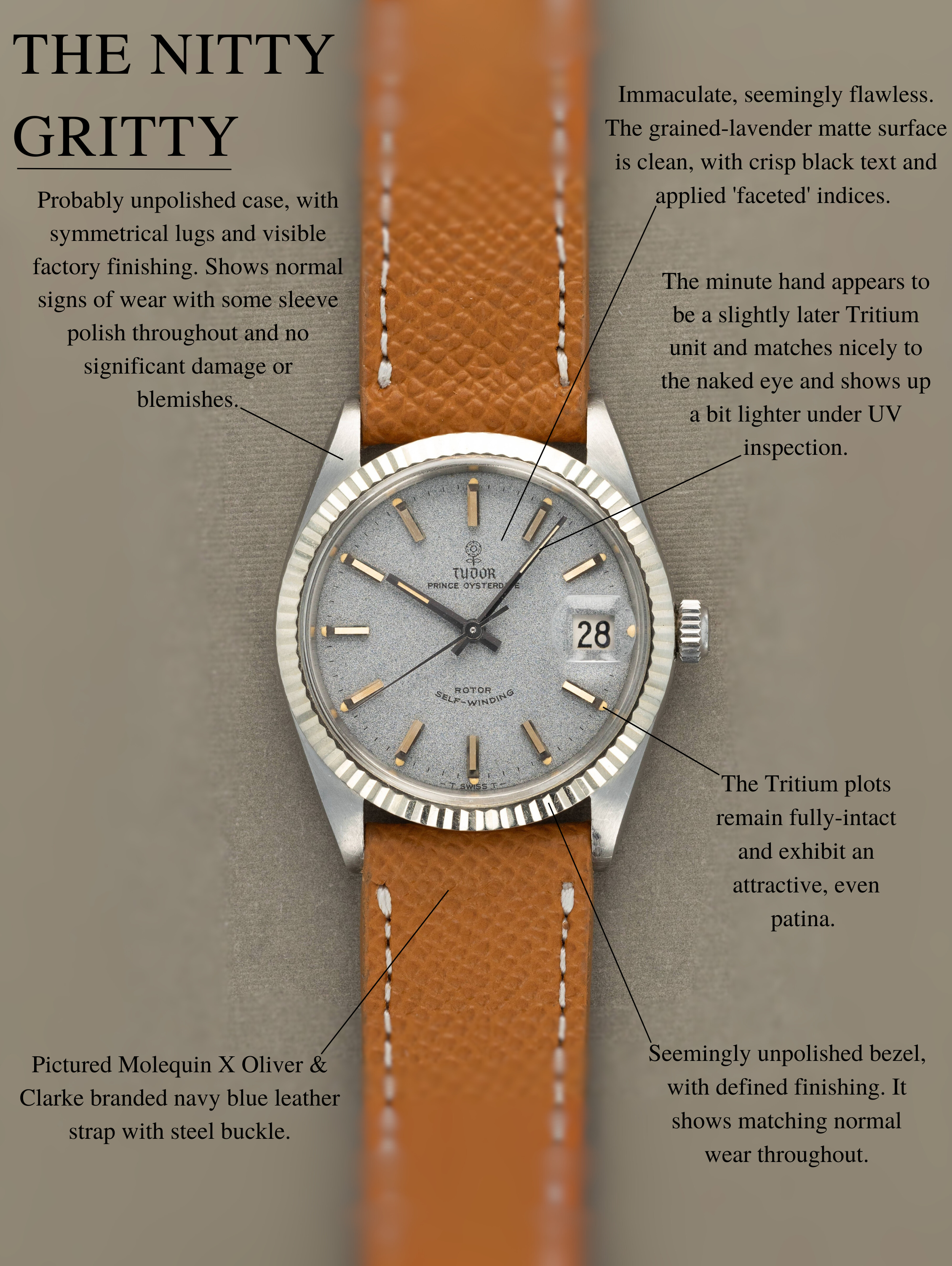 Tudor Oyster Ref. 7990/4 - 'Lavender Rose' Dial