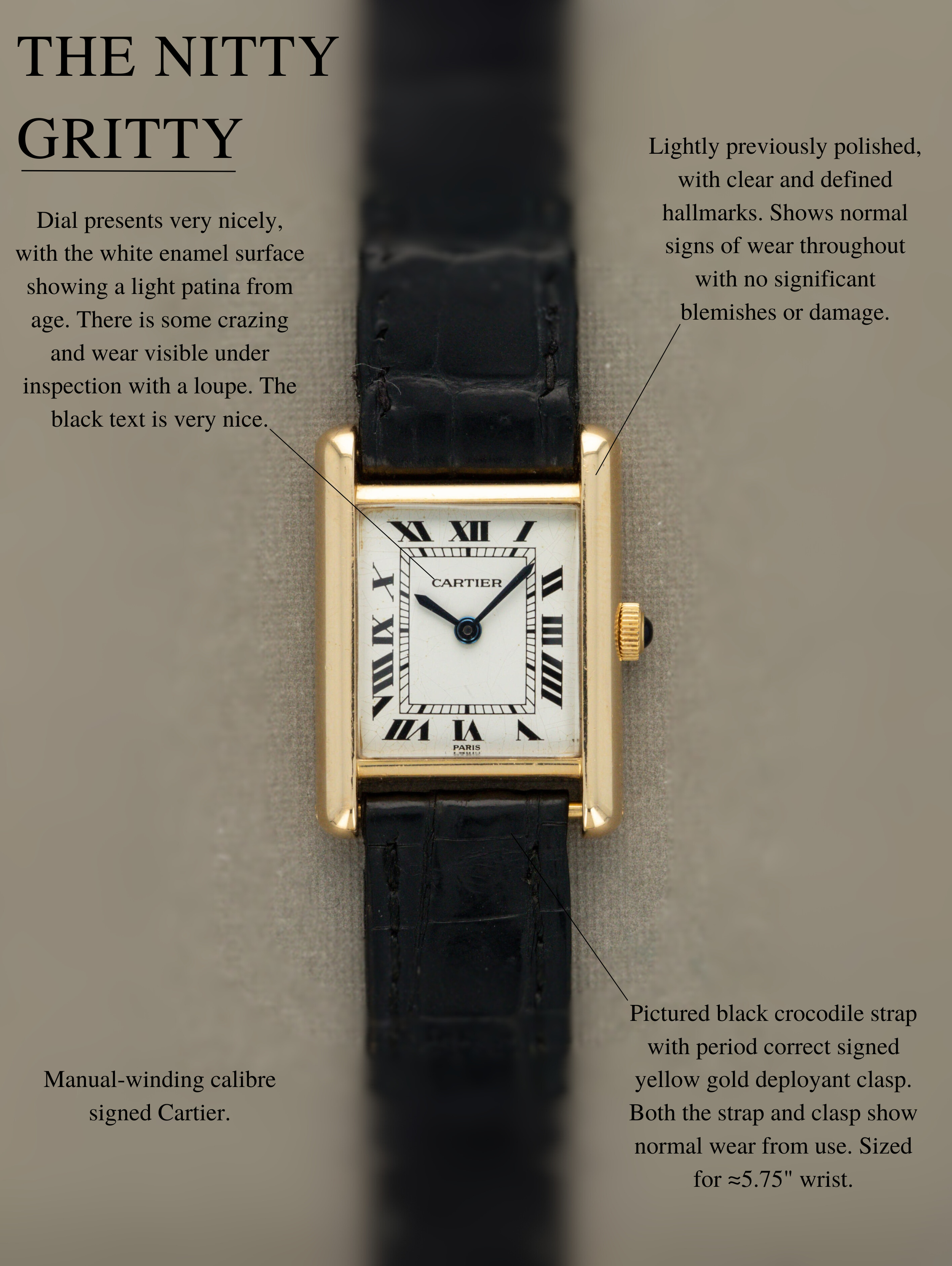Cartier Tank Louis Ref. 78087 'Ladies' - 'Paris' Dial