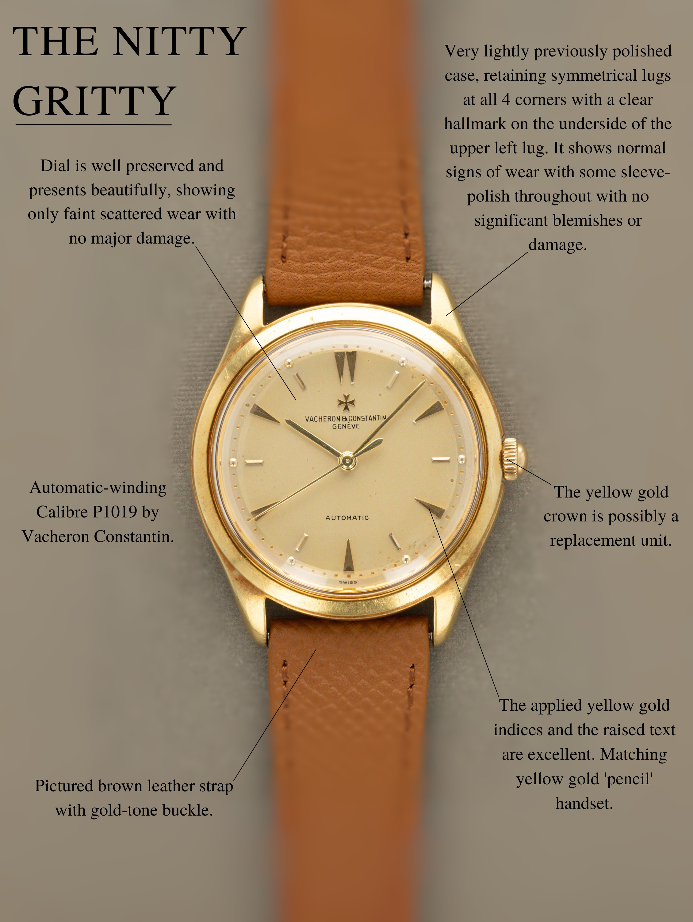 Vacheron Constantin Ref. 4870 - Automatic Yellow Gold Dress Watch