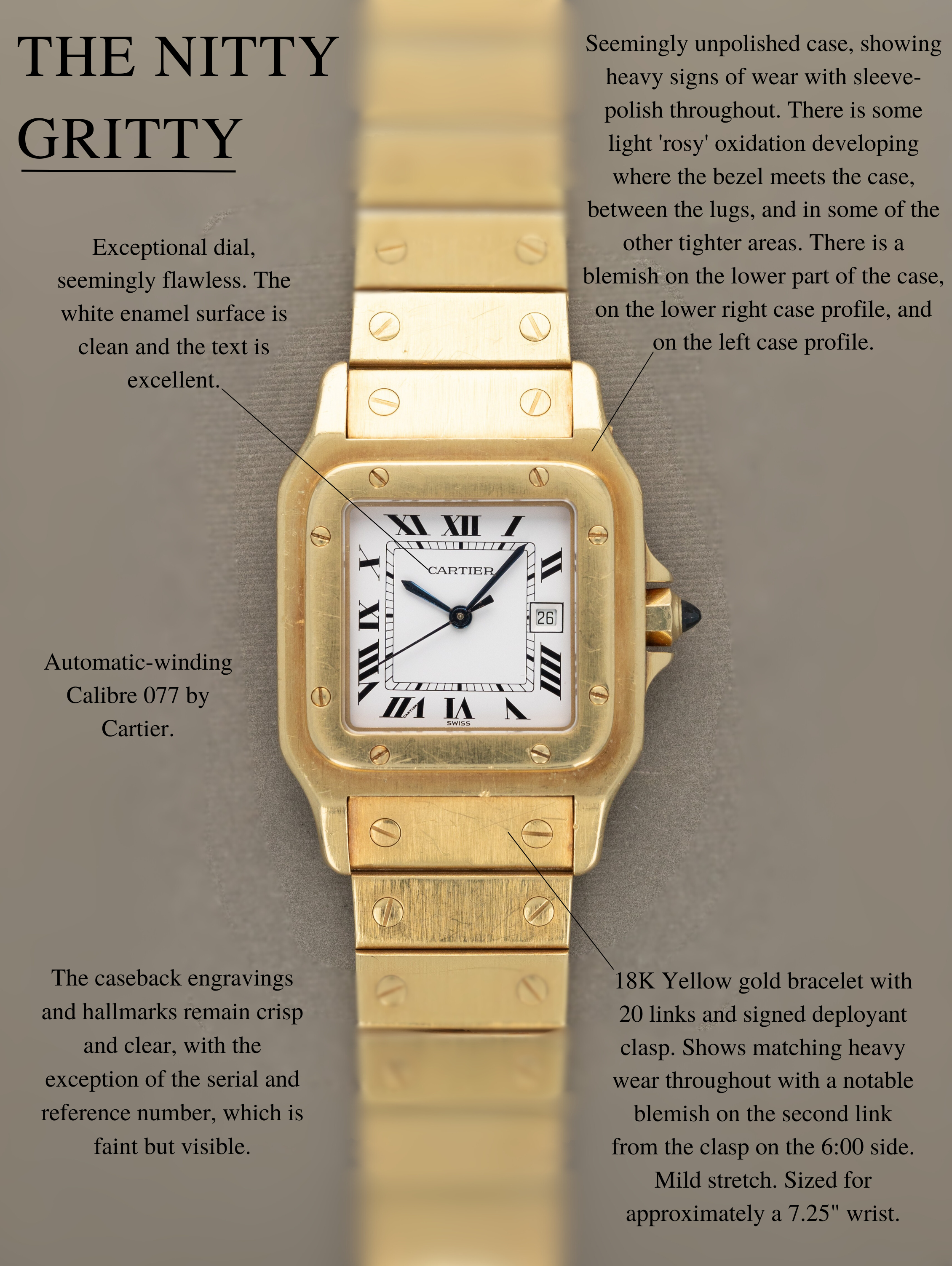 Cartier Santos Carrée Ref. 2960 - 'Massif'
