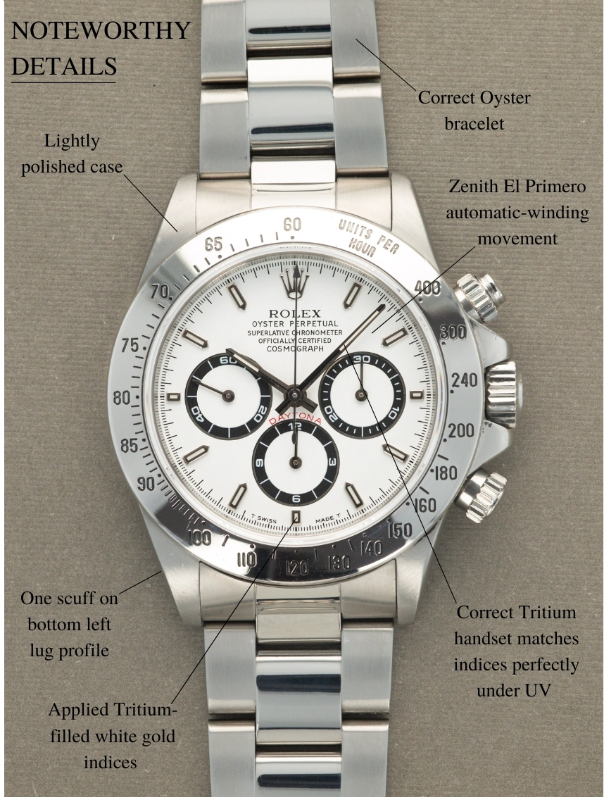 Rolex Daytona Ref. 16520 'Zenith' - Box & Papers