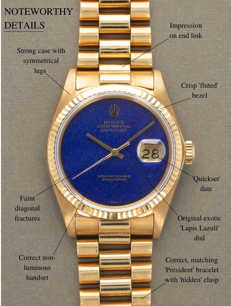 Rolex Datejust Ref. 16018 - 'Lapis Lazuli' Dial