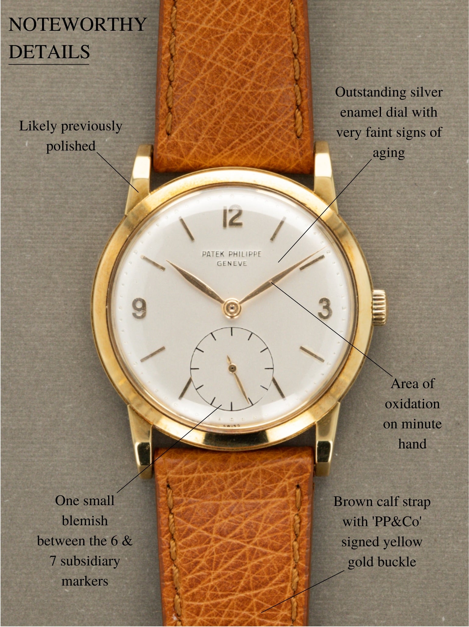 Patek Philippe Calatrava 'Amagnetic' Ref. 2570 w/ Extract