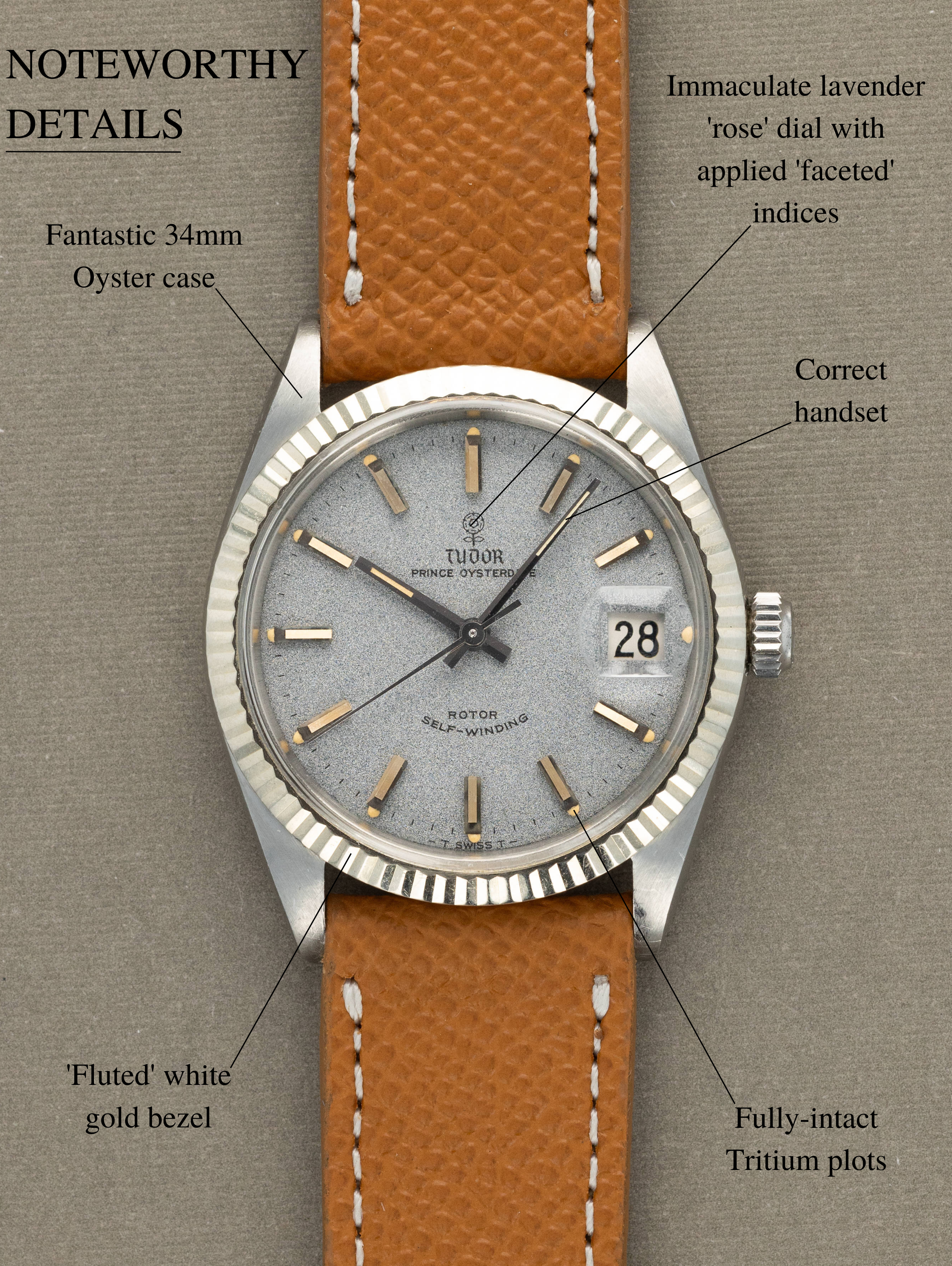 Tudor Oyster Ref. 7990/4 - 'Lavender Rose' Dial