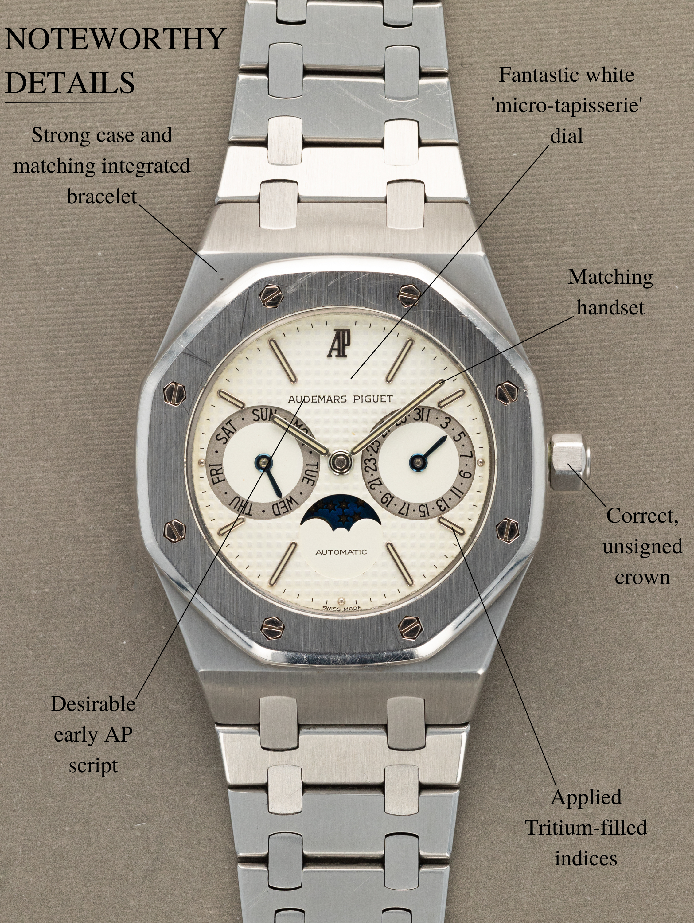 Audemars Piguet Royal Oak Ref. 25594ST - Day-Date Moonphase