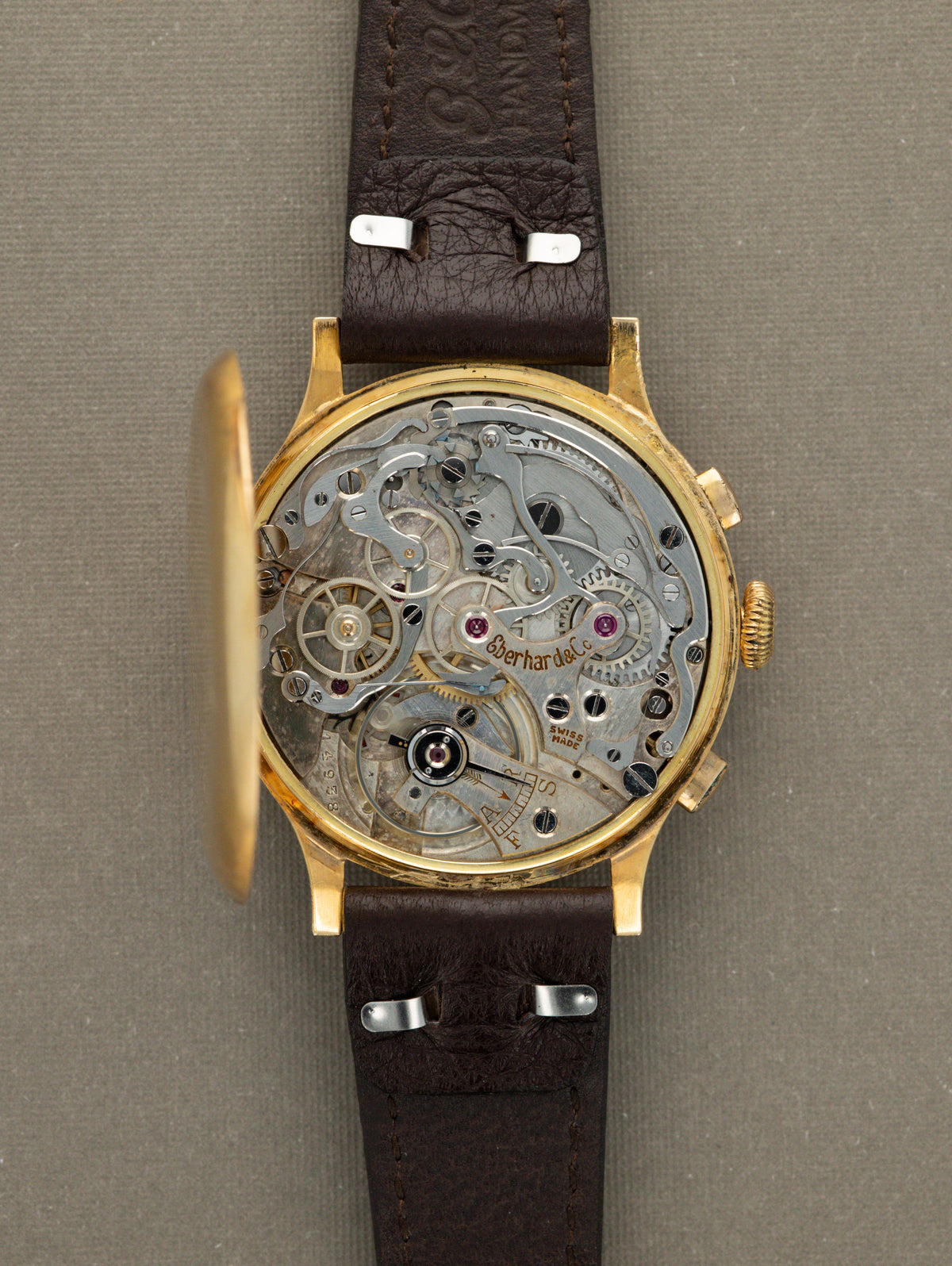 Eberhard and Co. Pre Extra-Fort - Brushed Silver 'Breguet' Dial