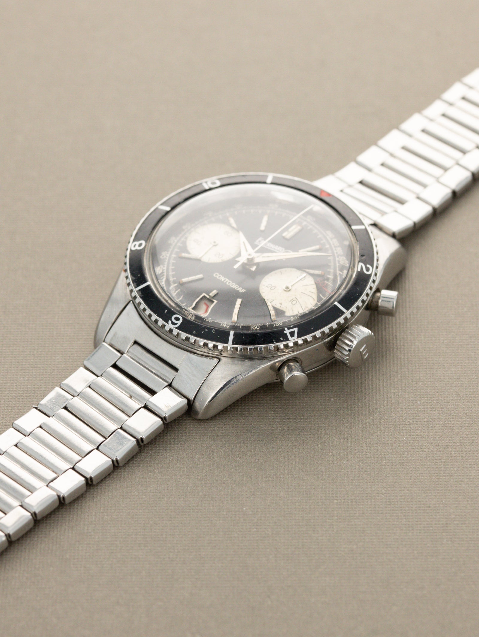 Eberhard and Co. Contograf Ref. 14901 - Black Tritium Dial W/ Papers