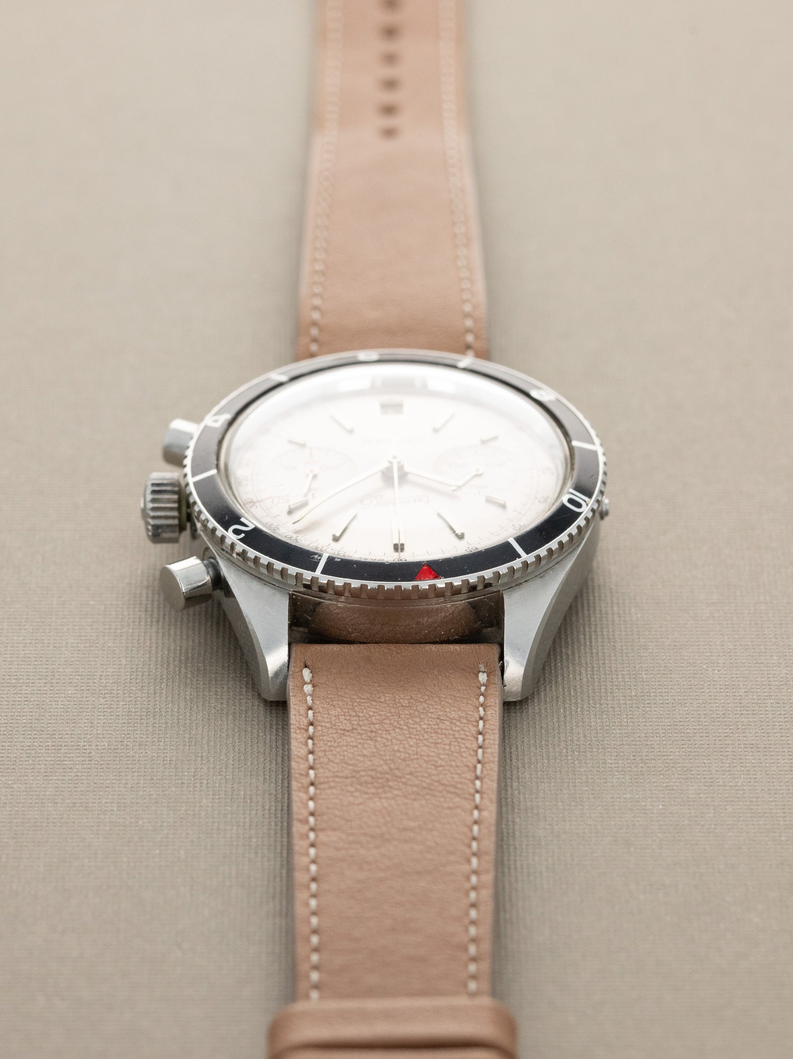 Eberhard and Co. Contograf Ref. 131501 - Sunburst Silver Non-Luminous Dial Unpolished