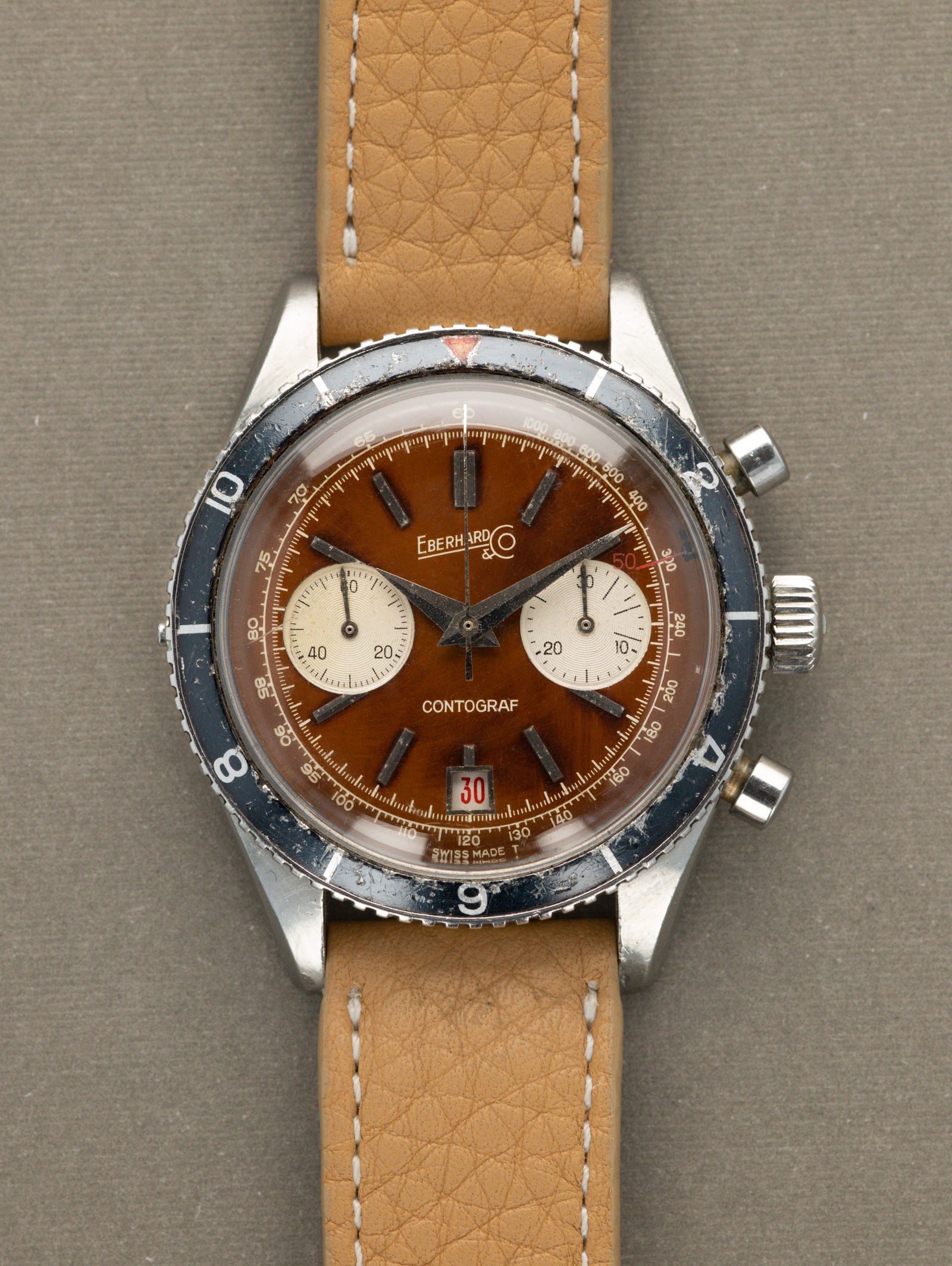 Eberhard and Co. Contograf Chronograph Ref. 14901 - 'Caramel' Tropical Dial