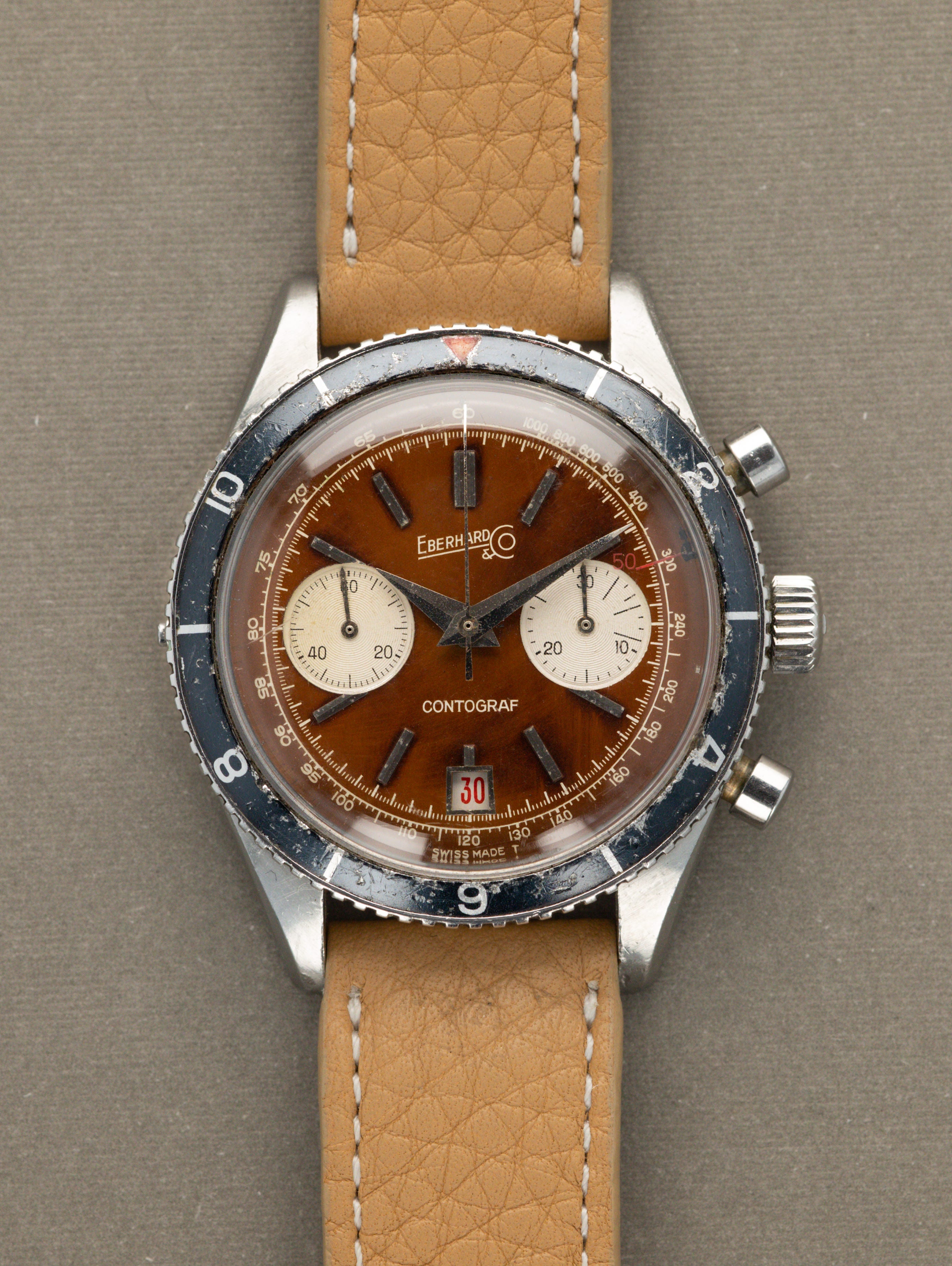 Eberhard and Co. Contograf Chronograph Ref. 14901 - 'Caramel' Tropical Dial