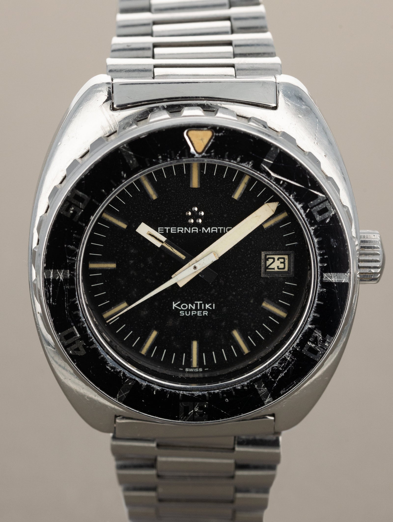 Eterna Super KonTiki Ref. 1000 8943 - Patina Dial 'IDF'-Issued