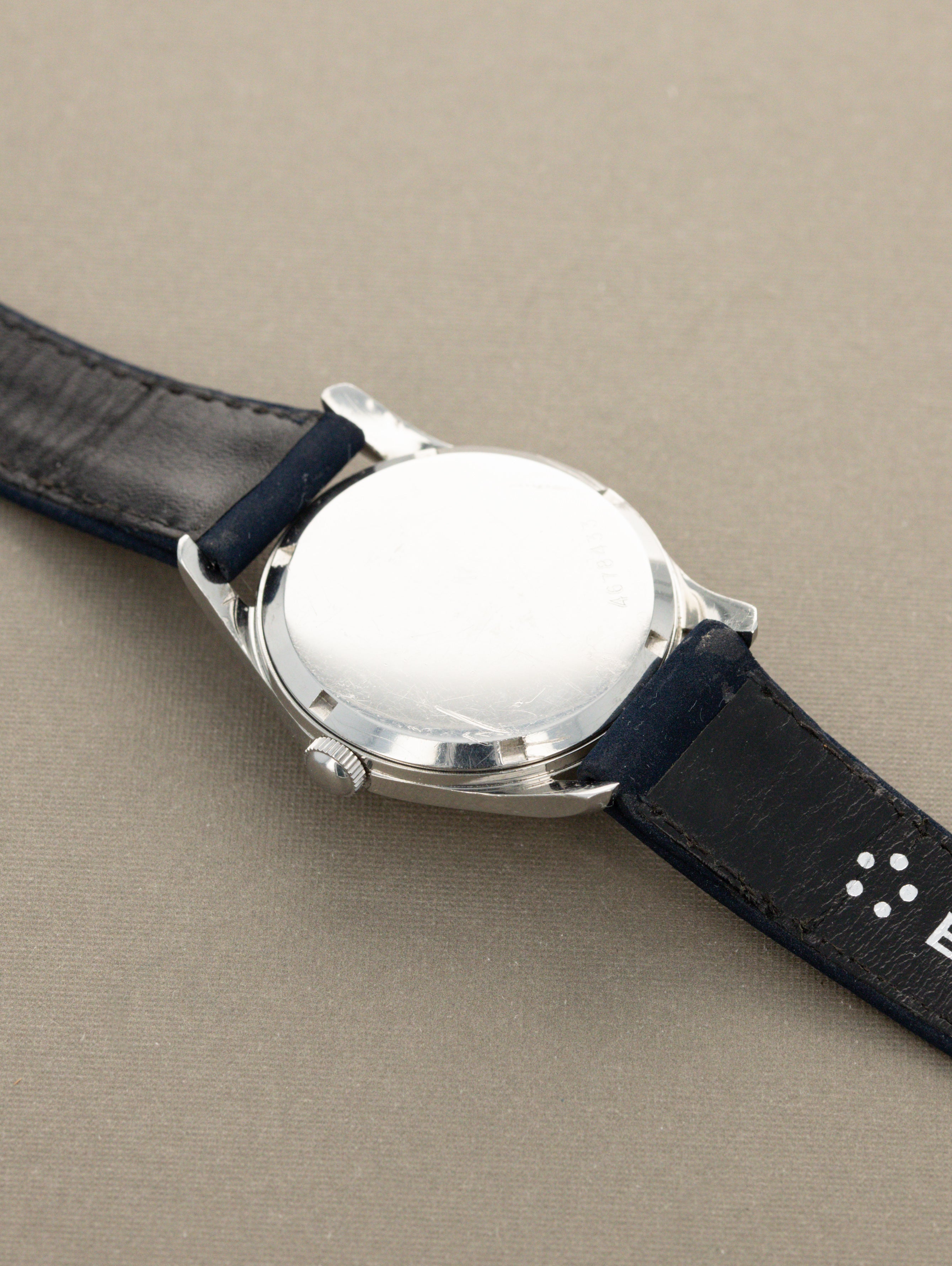 Eterna KonTiki Ref. 130T - Sunburst Silver 'Domed' Dial Unpolished W/ Box