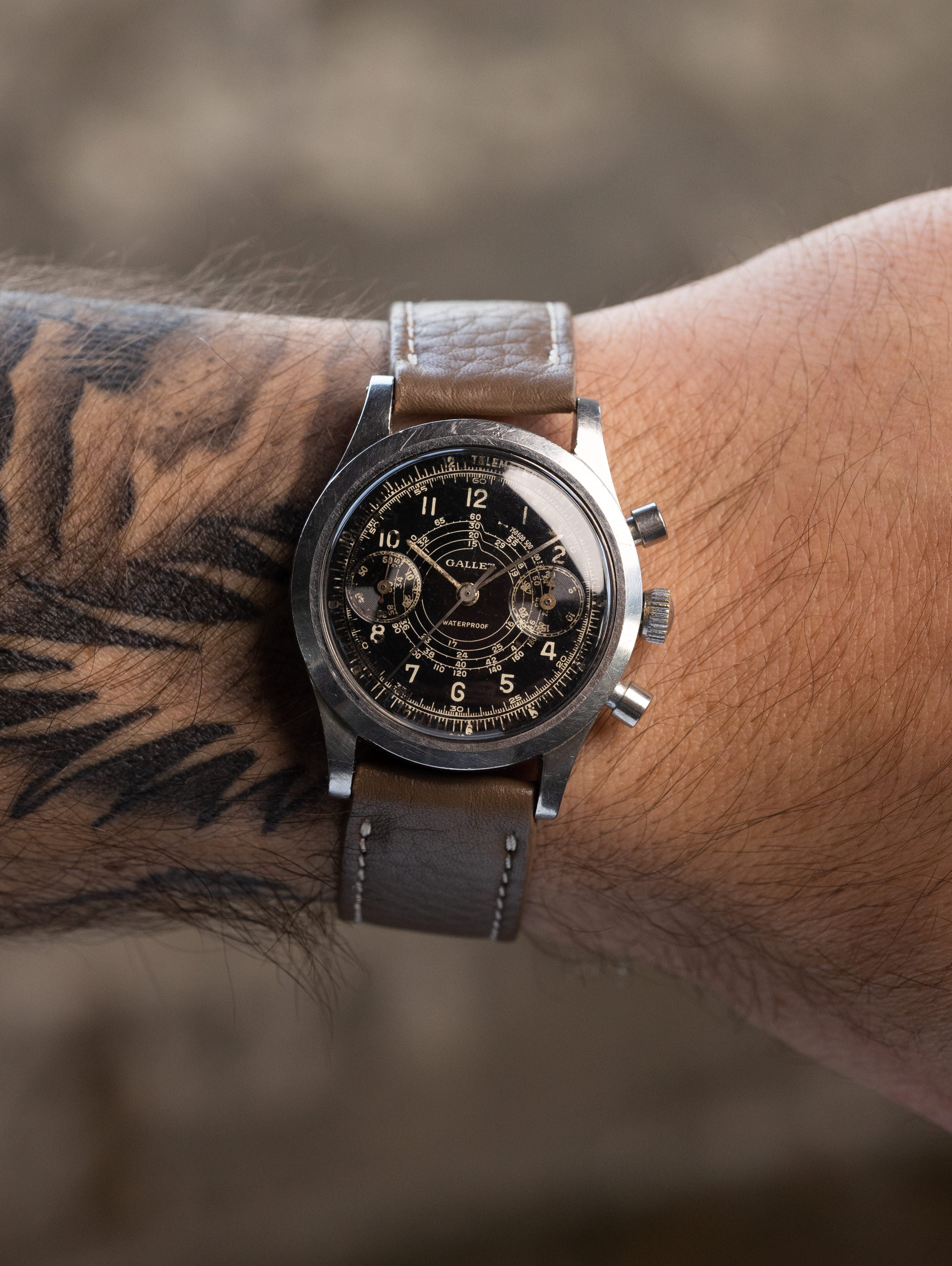 Gallet MultiChron 30M Chronograph - 'Clamshell' Case