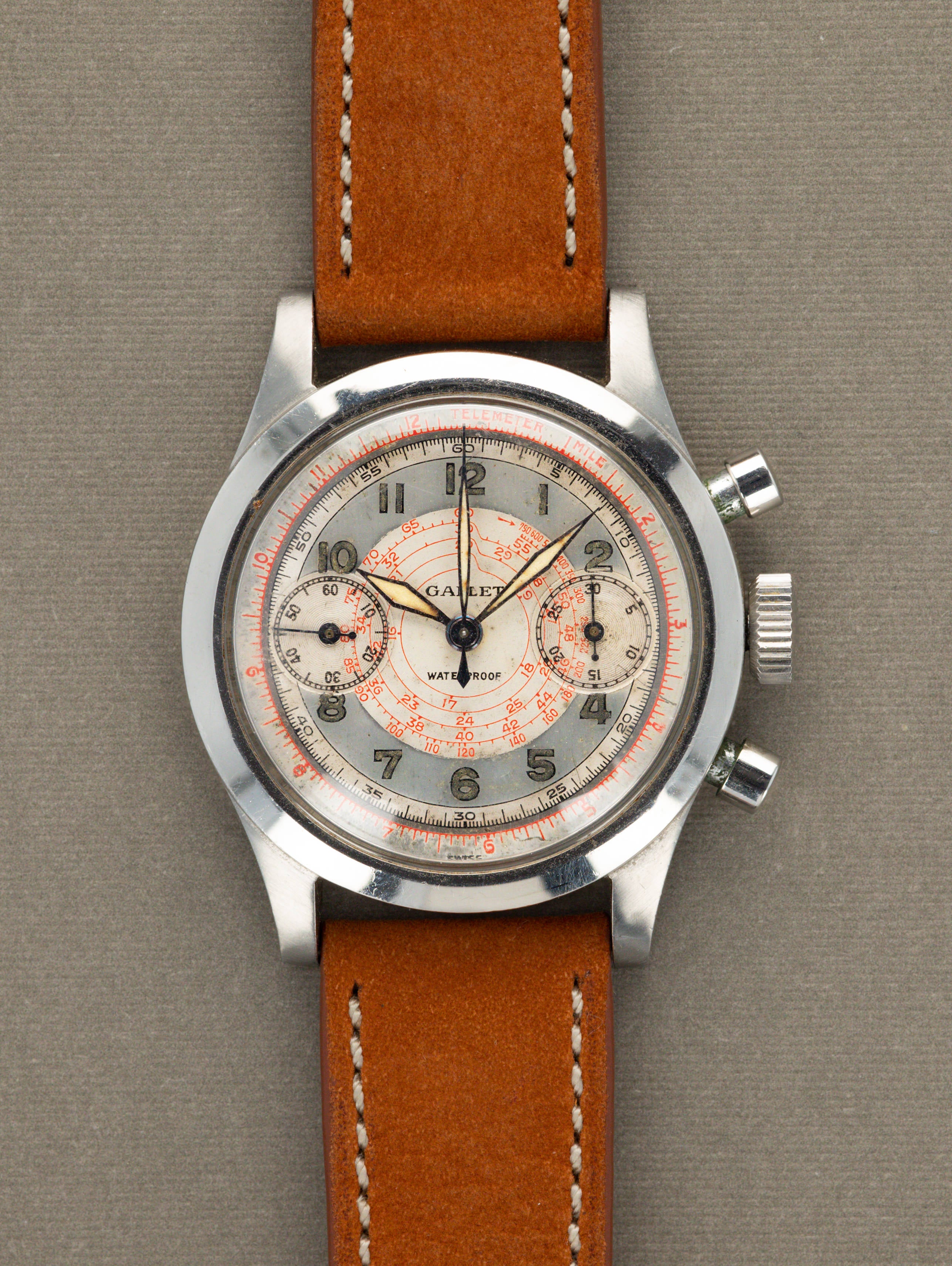 Gallet MultiChron 30M Chronograph - 'Clamshell' Case