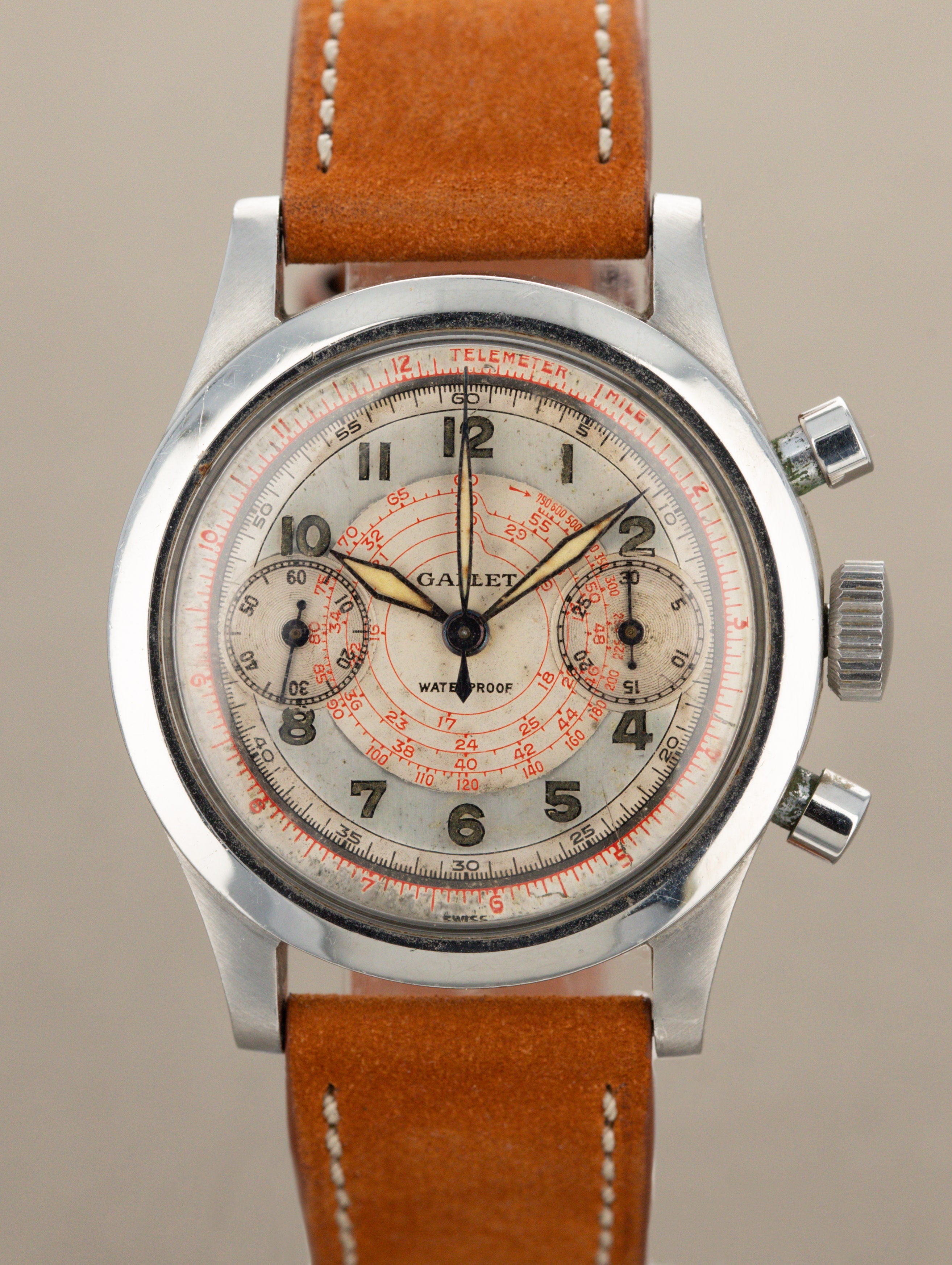 Gallet MultiChron 30M Chronograph - 'Clamshell' Case