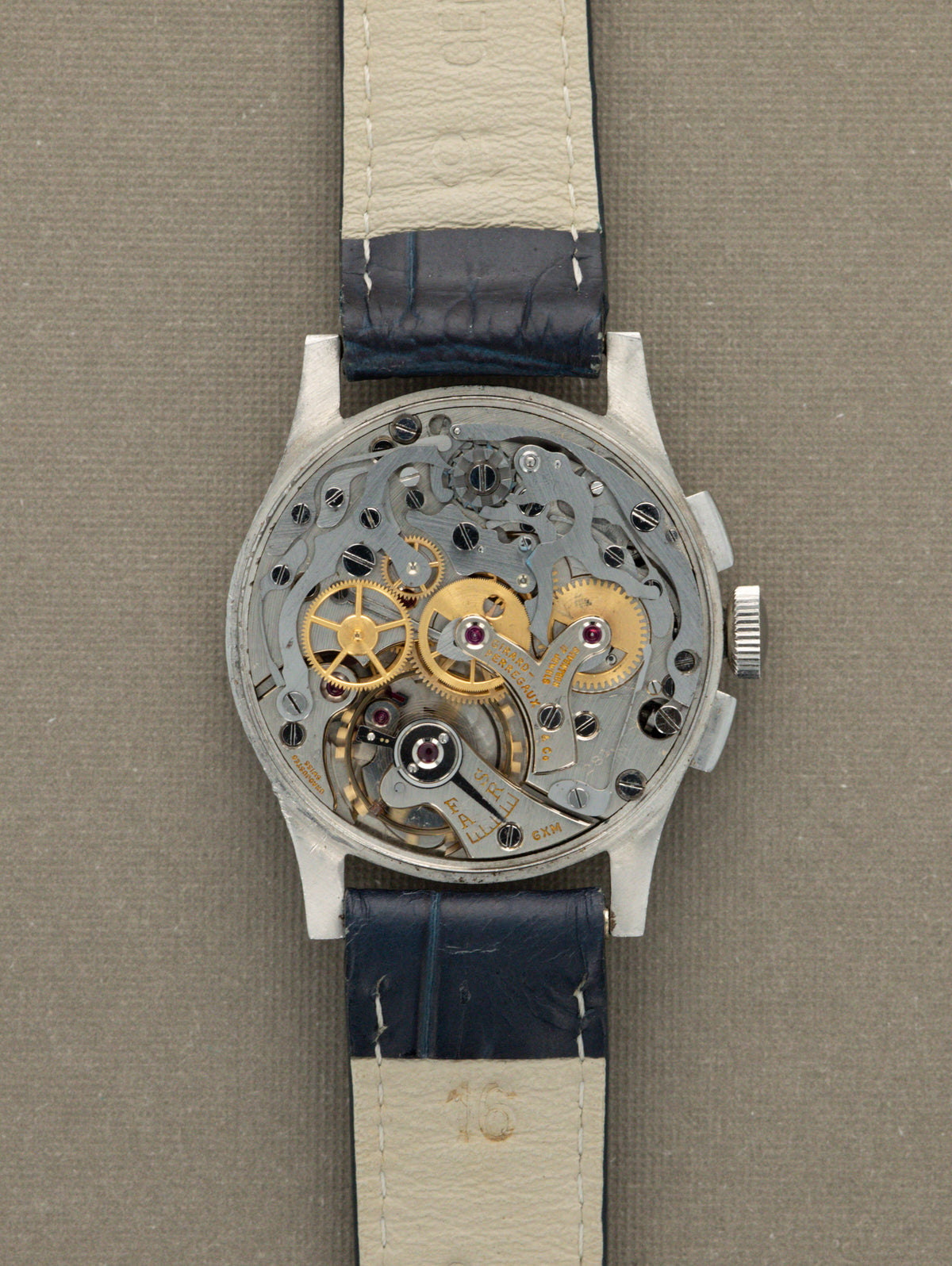 Girard-Perregaux 'Mid Size' Chronograph Ref. 5070 - Silver 'Breguet' Dial Unpolished