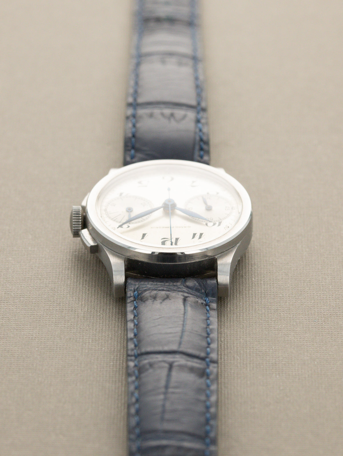 Girard-Perregaux 'Mid Size' Chronograph Ref. 5070 - Silver 'Breguet' Dial Unpolished
