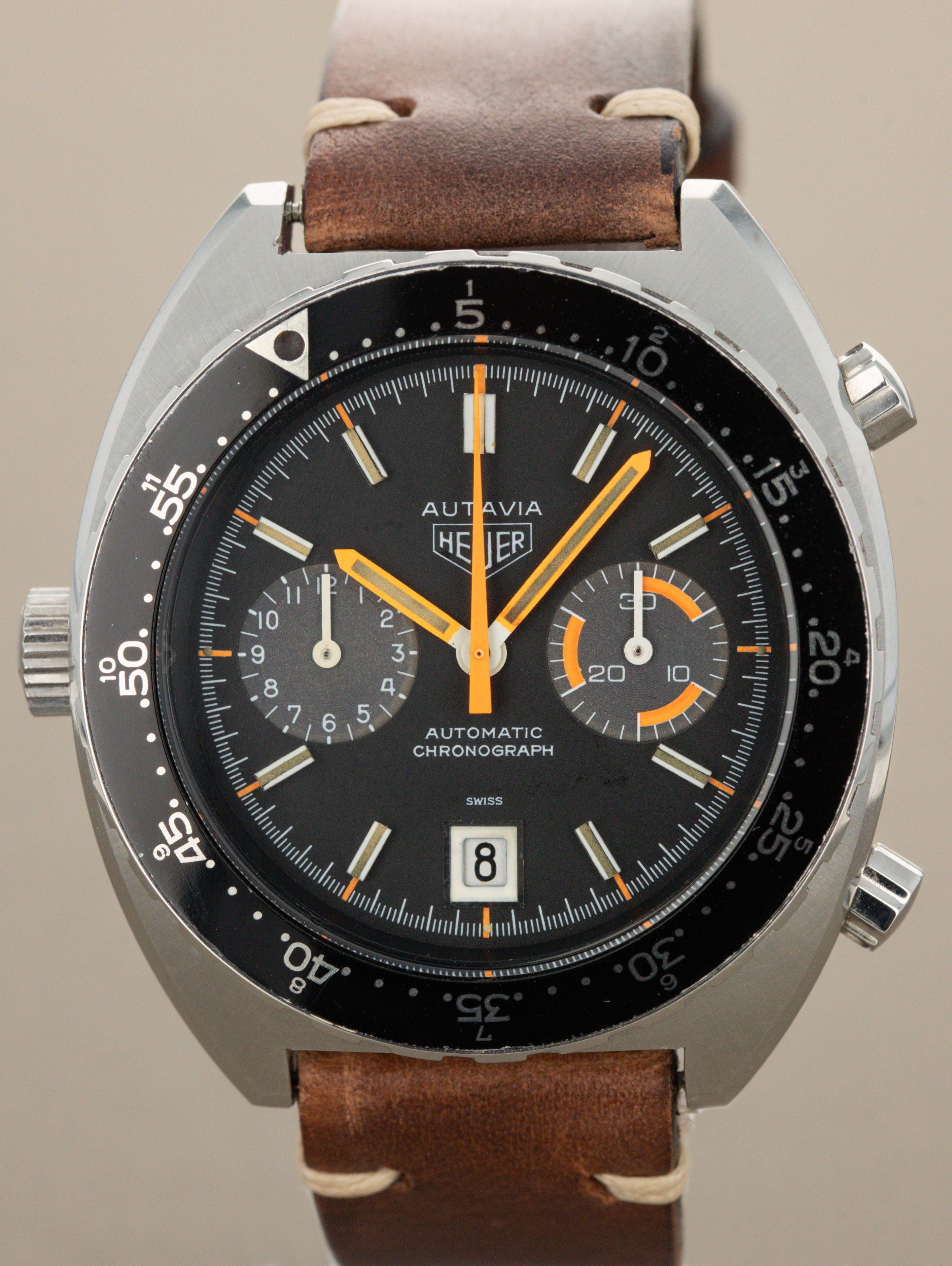 Heuer Autavia Ref. 11630MH - 'Orange Boy' Unpolished