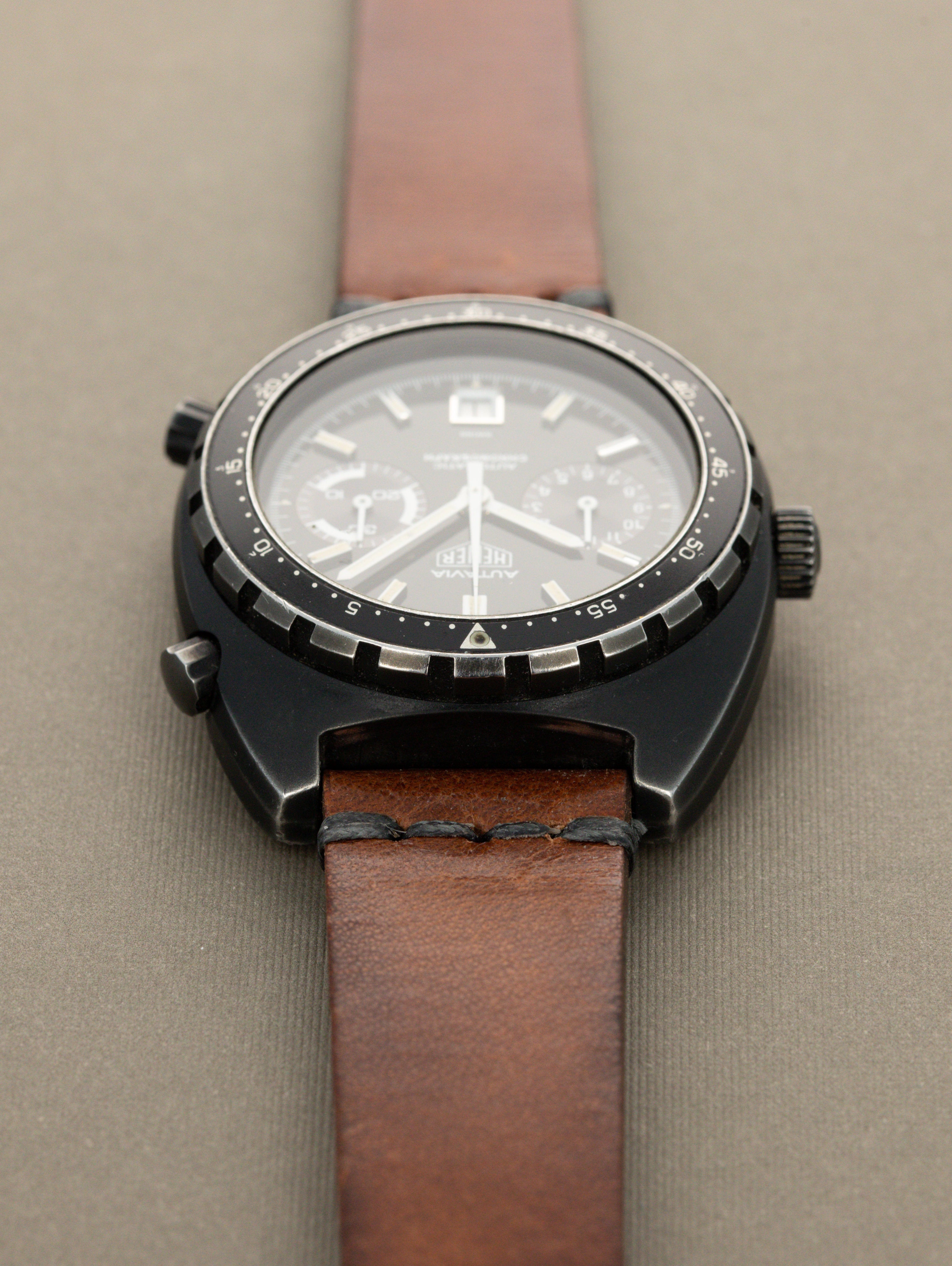 Heuer Autavia Ref. 113.603 - Black PVD 'IDF' Issued