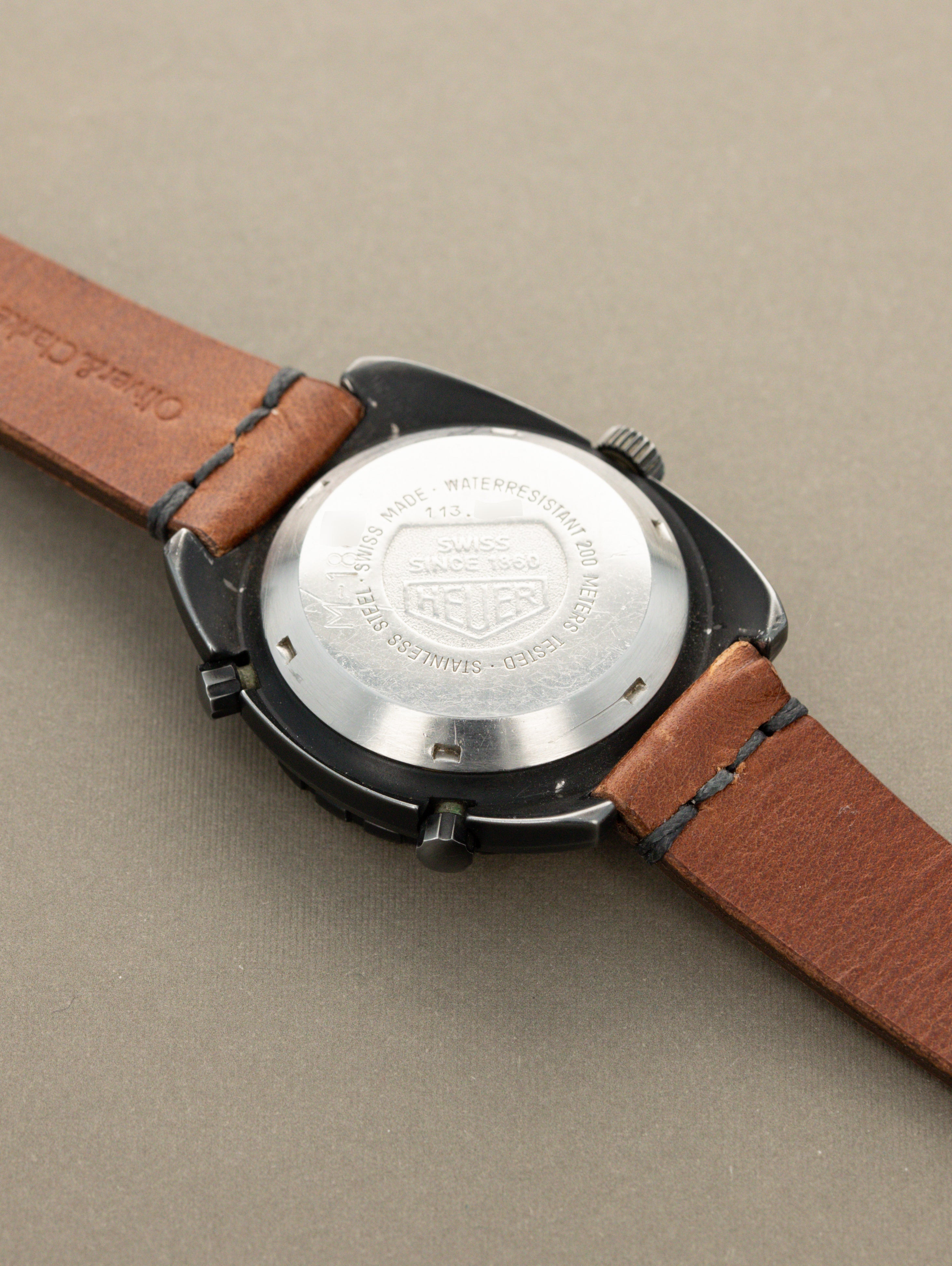 Heuer Autavia Ref. 113.603 - Black PVD 'IDF' Issued