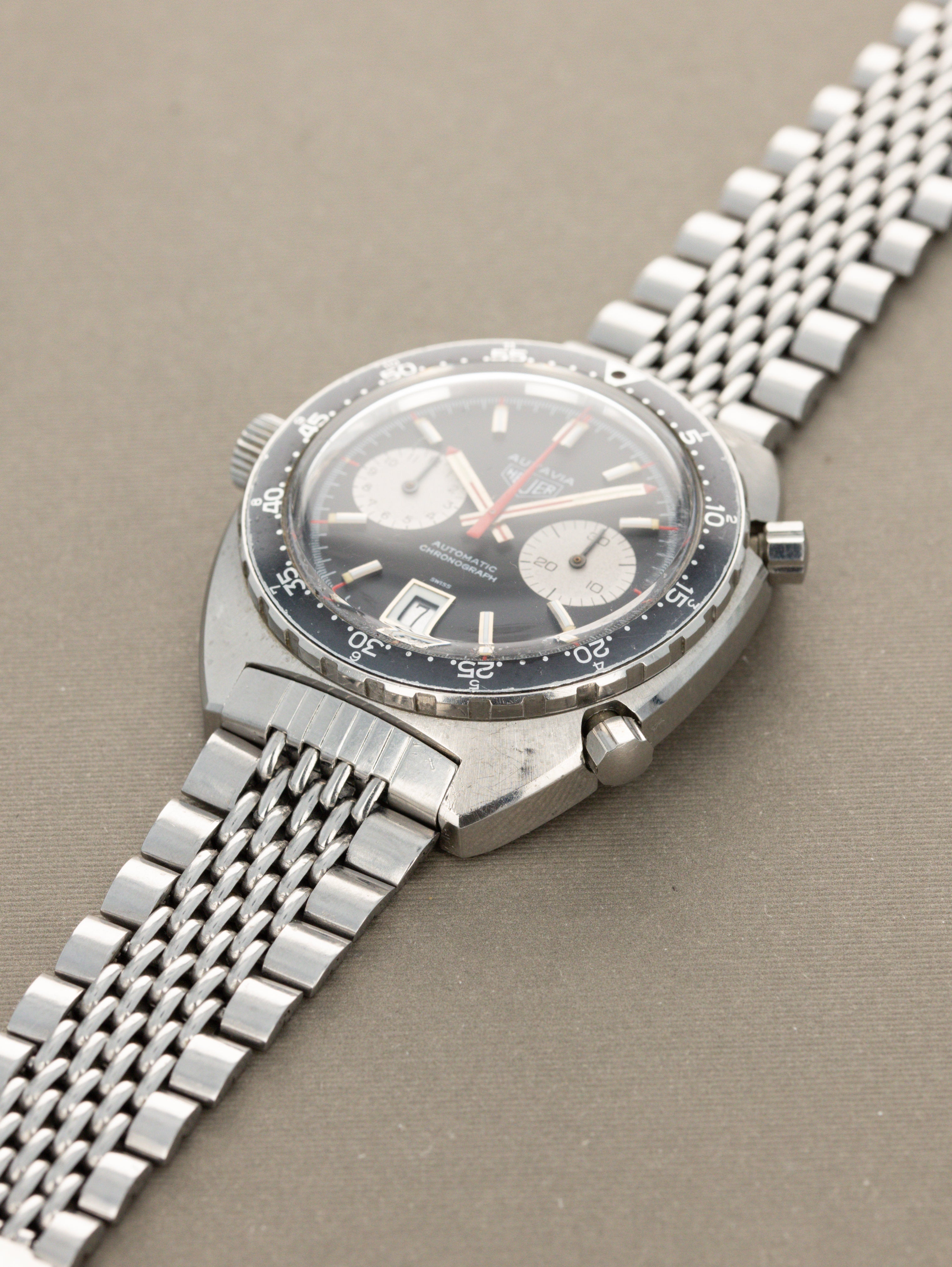 Heuer Autavia Ref. 1163V 'Viceroy' - Unpolished