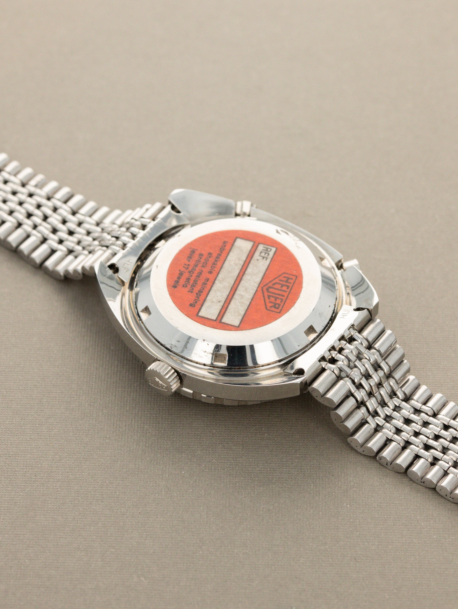 Heuer Autavia Ref. 1163V 'Viceroy' - LNOS w/ Caseback Sticker