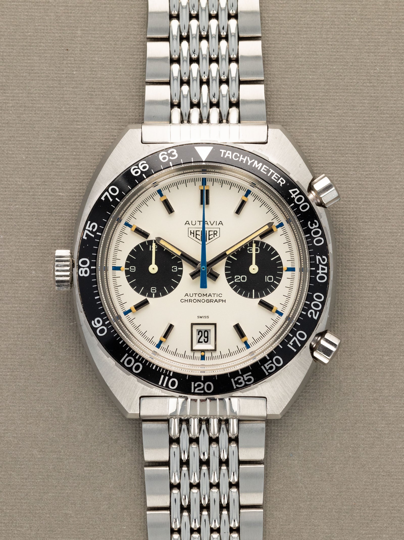 Heuer Autavia Ref. 1163T - 'Jo Siffert' LNOS w/ Box & Papers