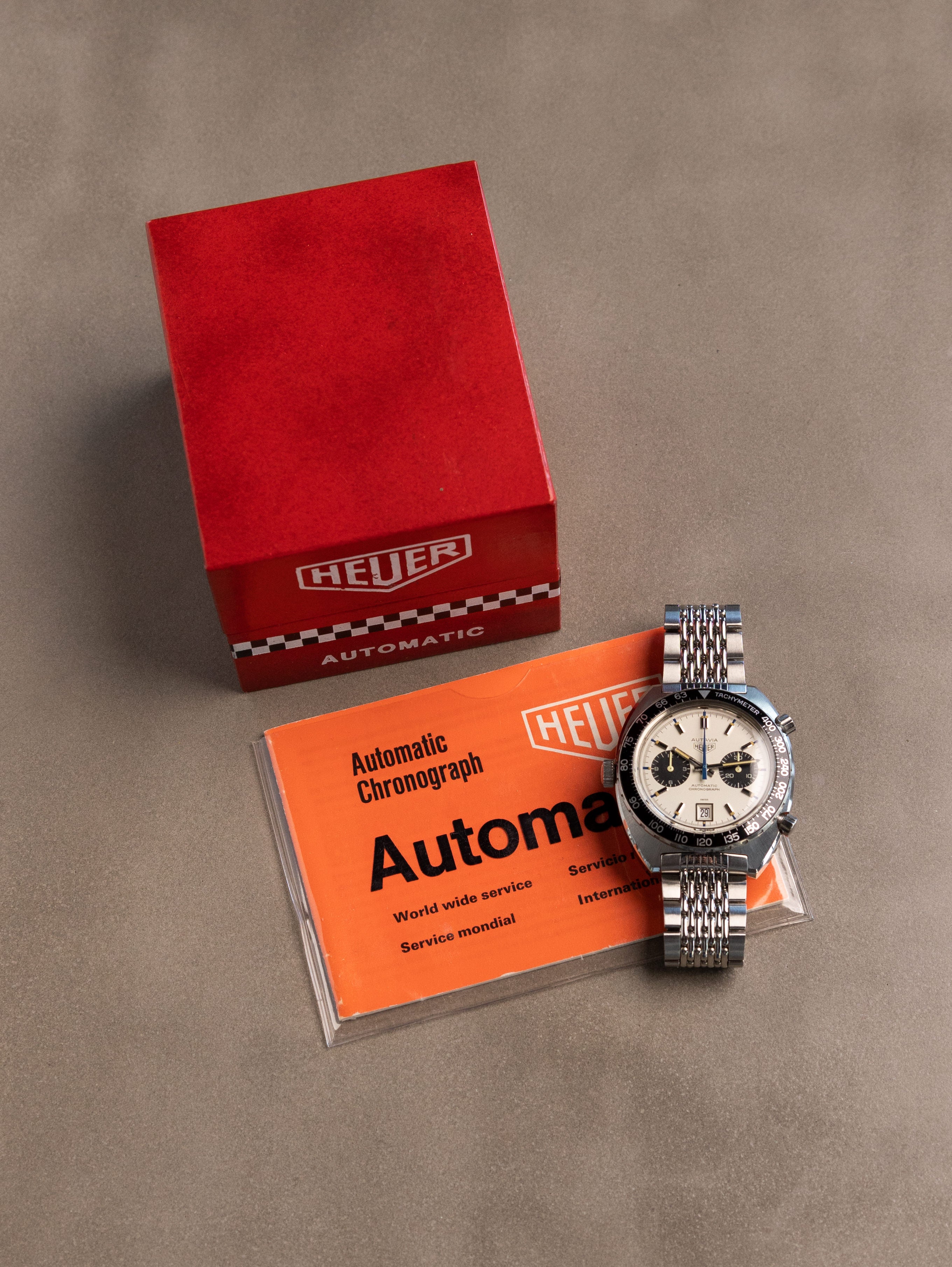 Heuer Autavia Ref. 1163T - 'Jo Siffert' LNOS w/ Box & Papers