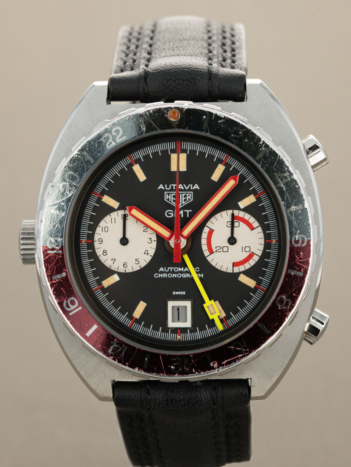 Heuer Autavia GMT Ref. 11630 - 'MK1' w/ Papers