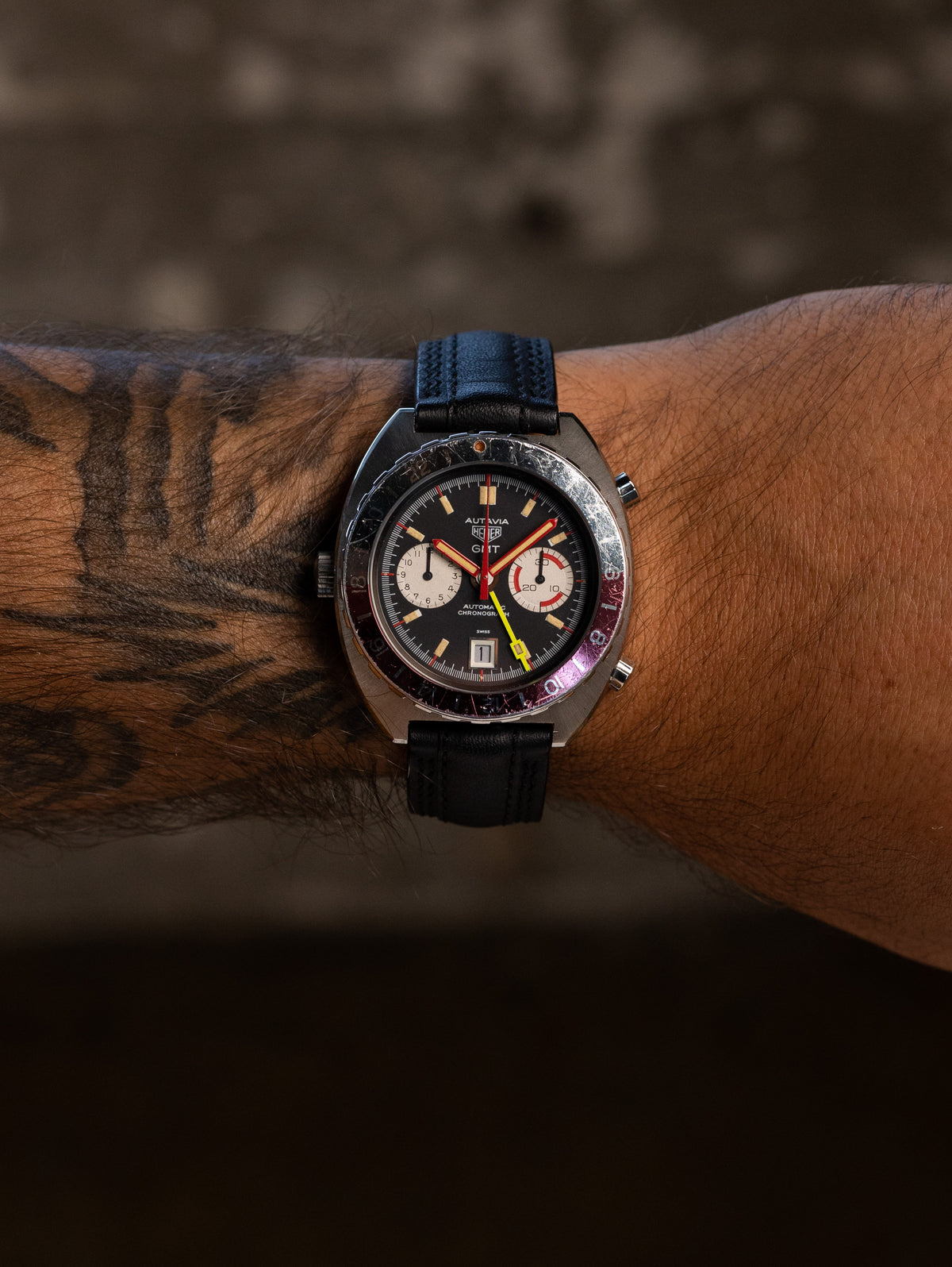 Heuer Autavia GMT Ref. 11630 - 'MK1' w/ Papers