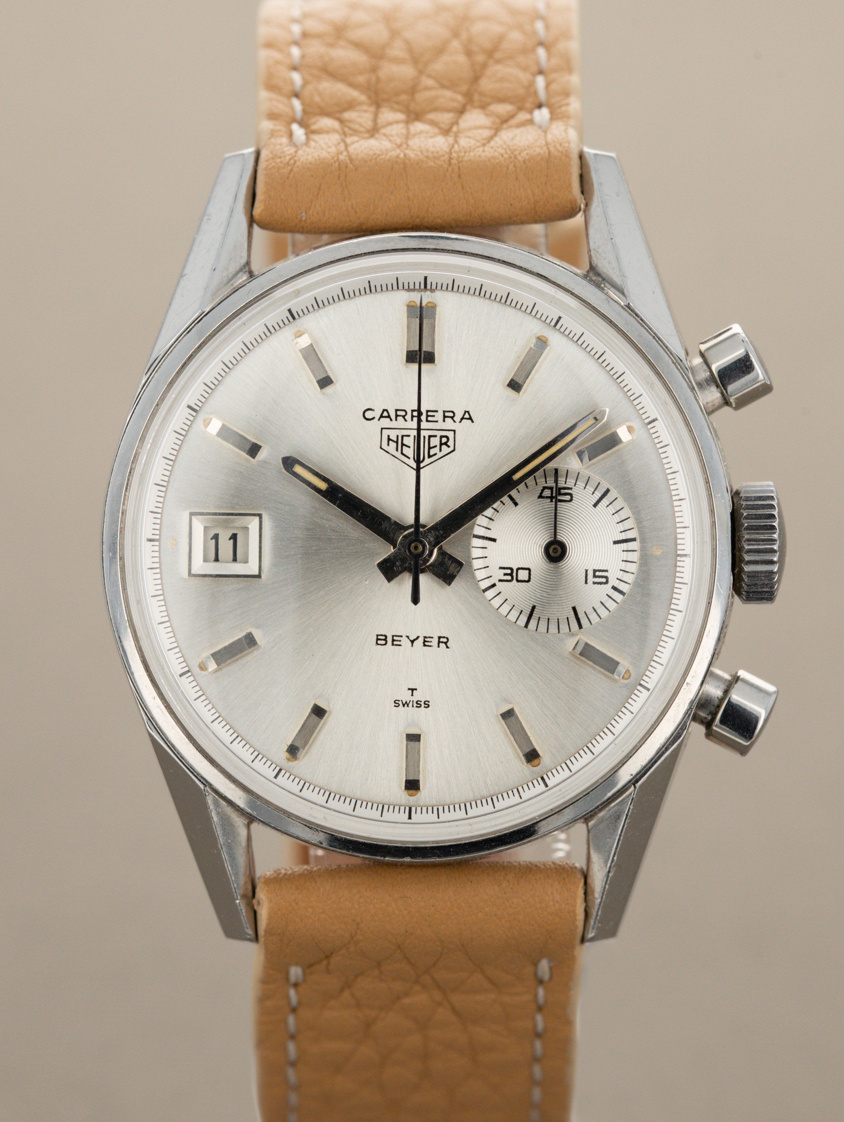 Heuer Carrera Ref. 3147S Second Execution - 'Beyer' Dial 'Dato 45'