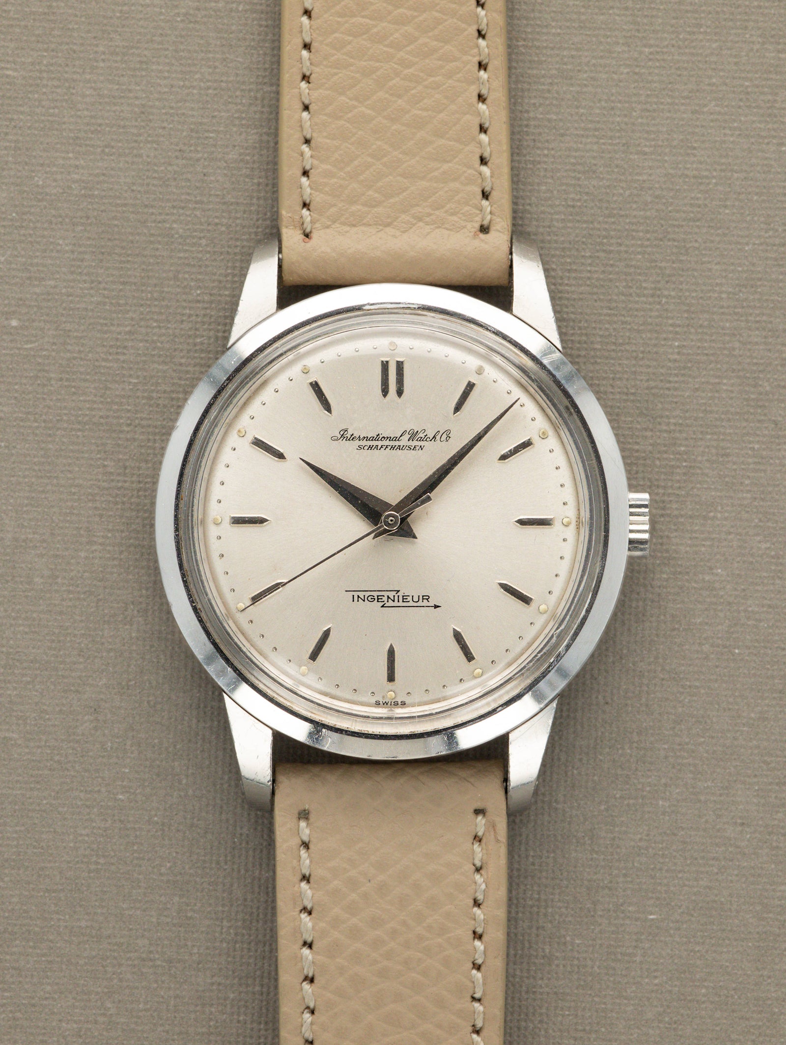 IWC Ingenieur Ref. 666 - Sunburst Silver Dial Unpolished