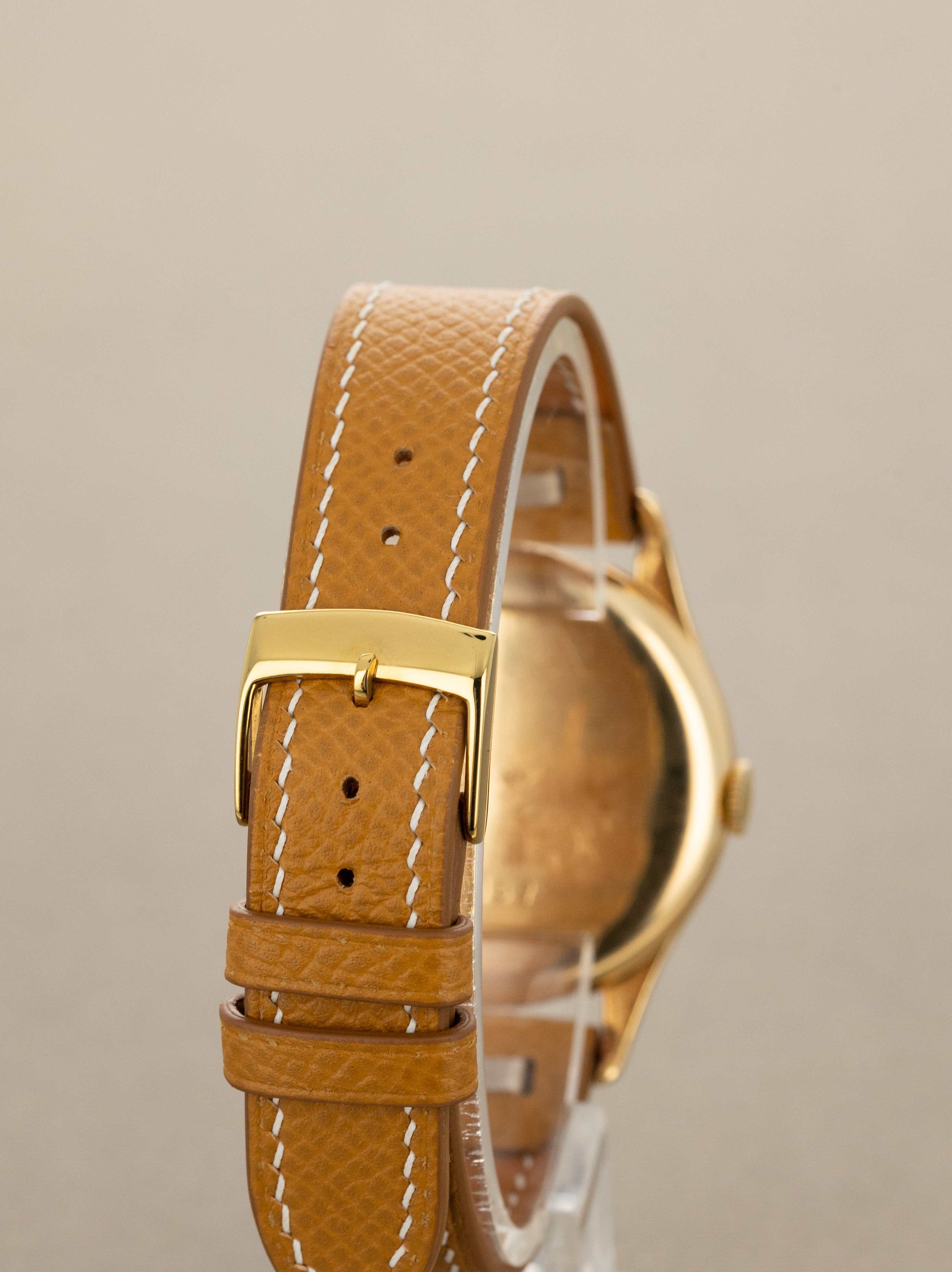 L. Leroy & Cie Yellow Gold Dress Watch - Peseux 260 Movement