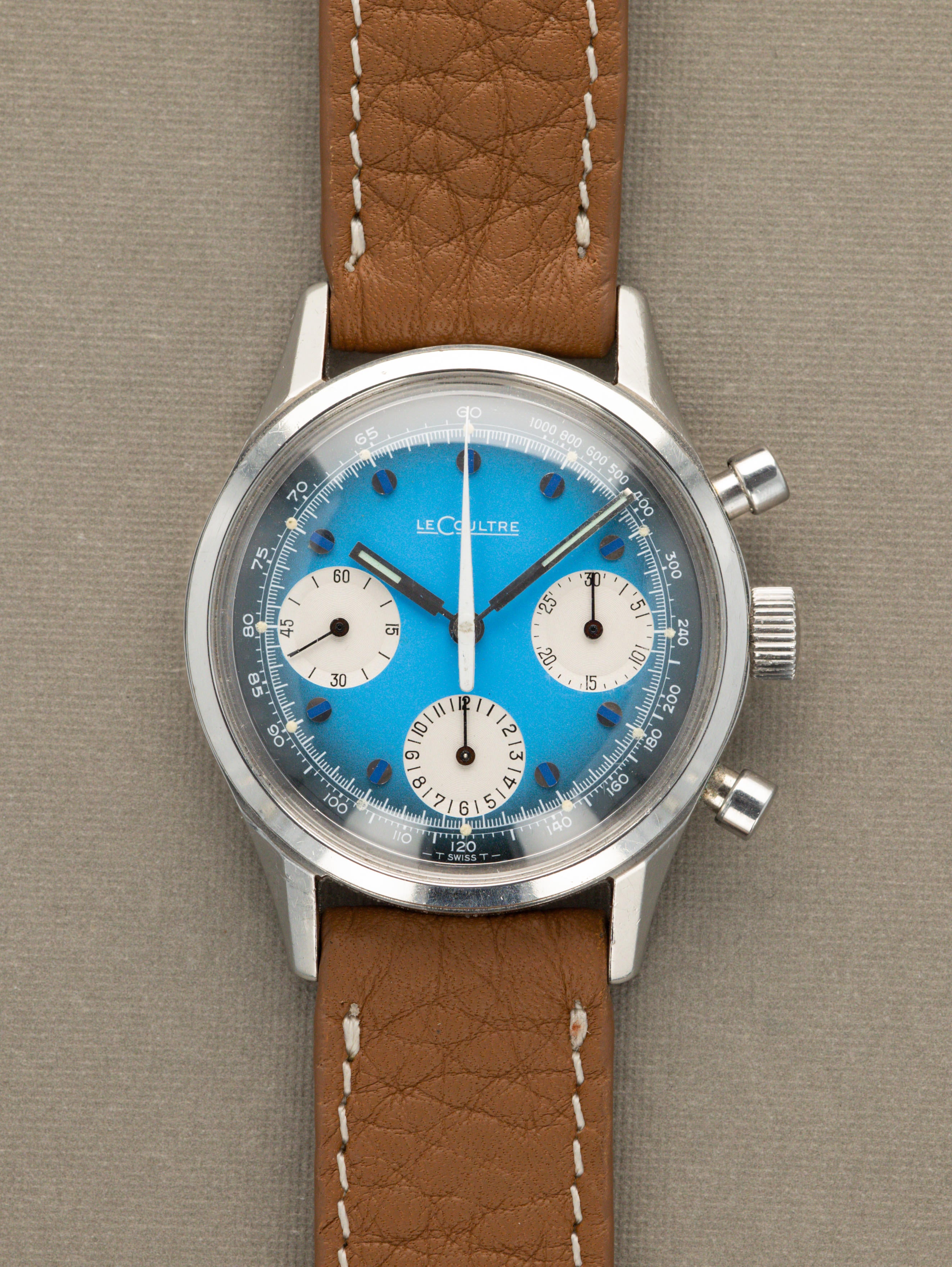 Jaeger-LeCoultre Chronograph Ref. E-2644 - Blue 'Gradient' Dial Valjoux 72