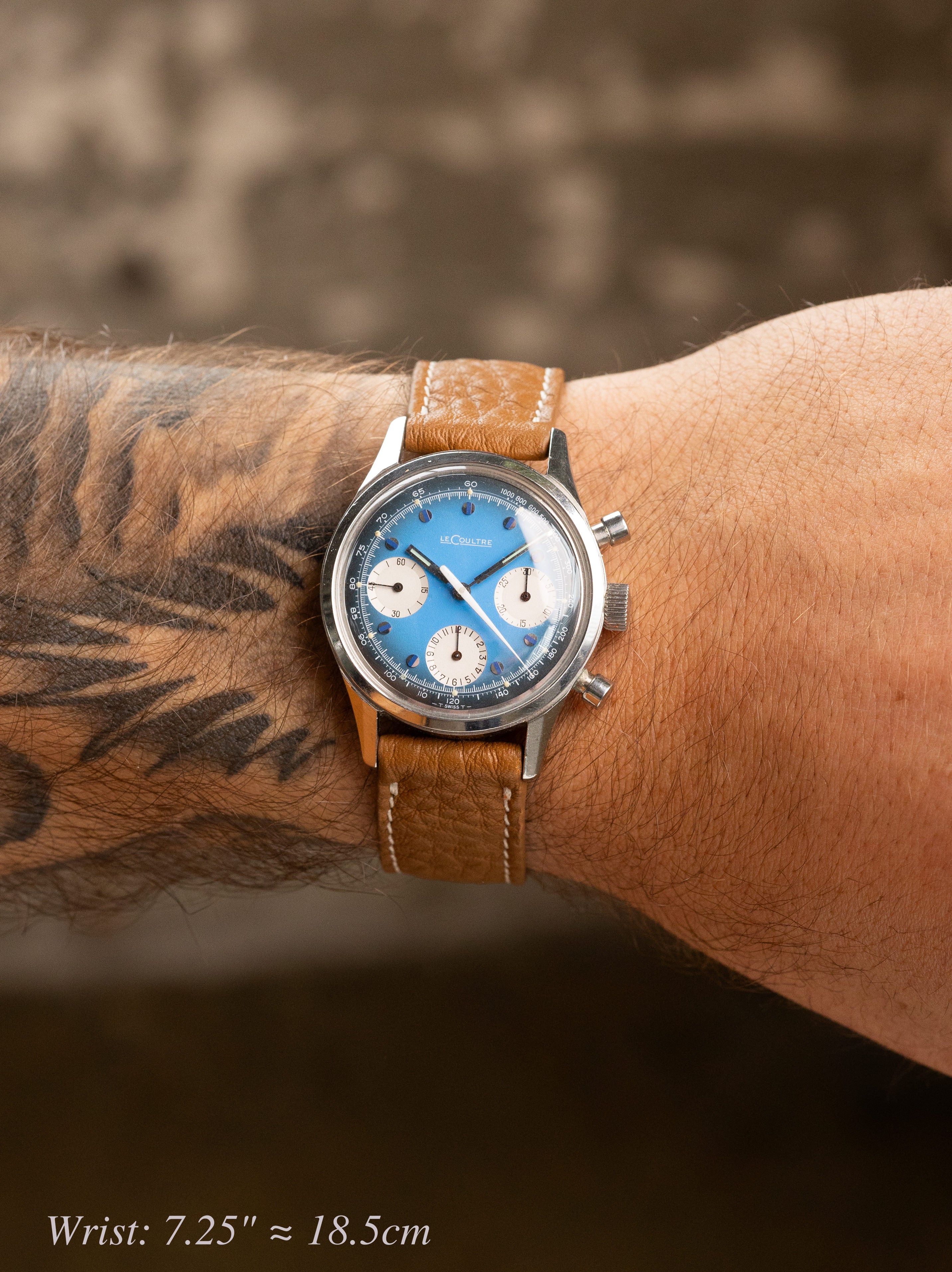 Jaeger-LeCoultre Chronograph Ref. E-2644 - Blue 'Gradient' Dial Valjoux 72