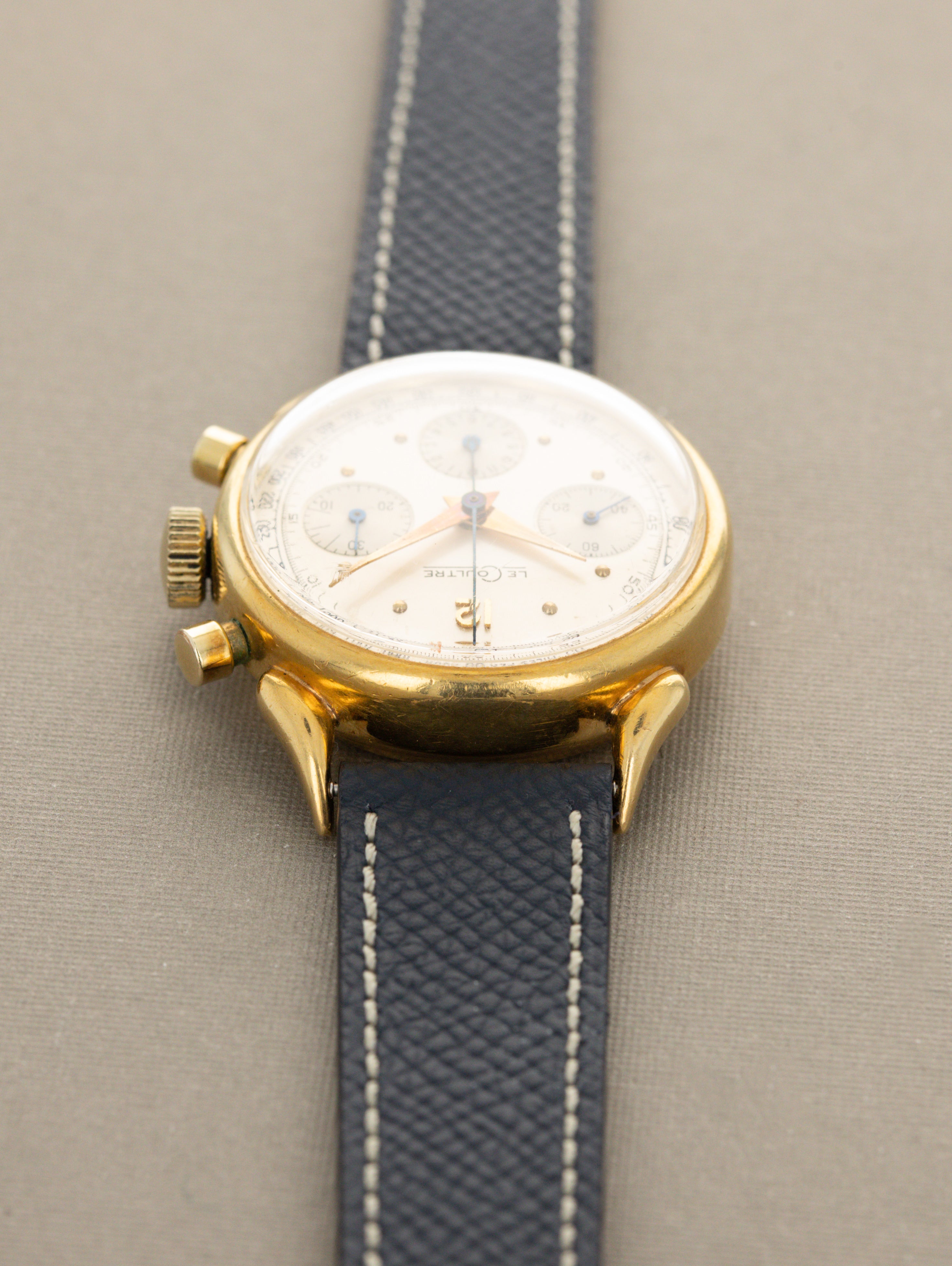Jaeger-LeCoultre 'Cornes de Vache' Chronograph - Silver Tachymetre Dial