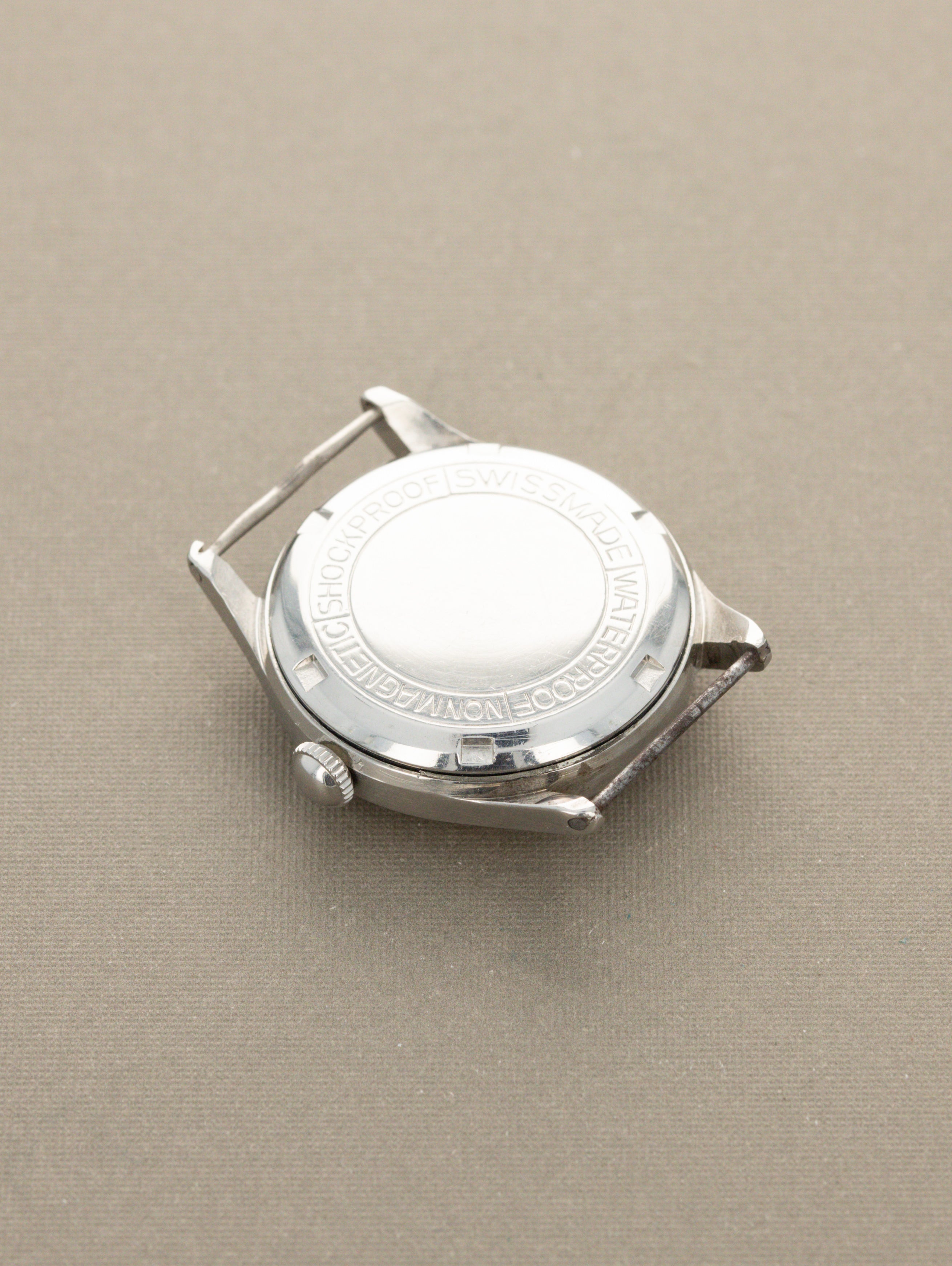 Lemania Field Watch Ref. 203-4 - 'Brushed' Silver Dial
