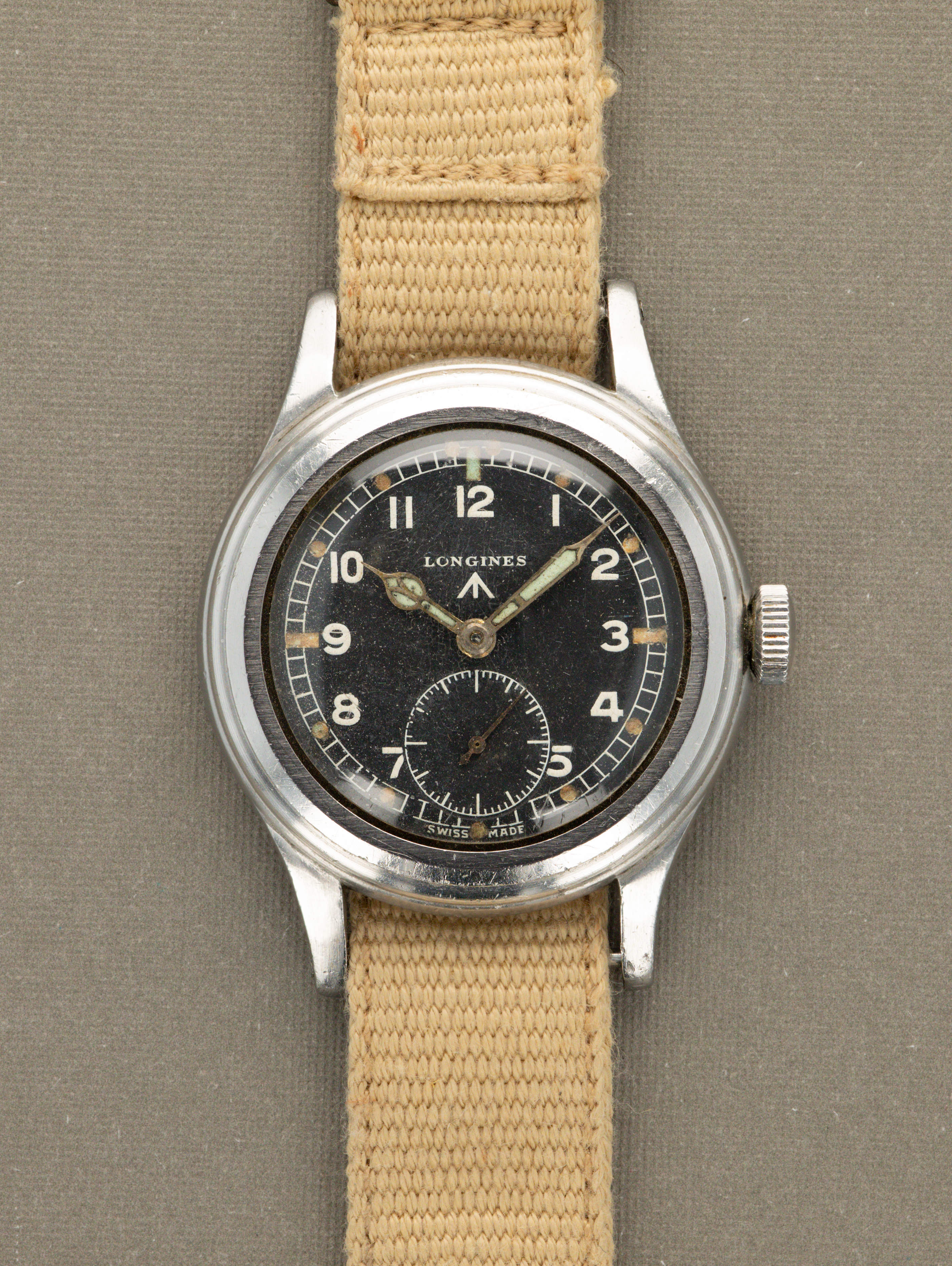 Longines WWW 'Greenlander' Ref. 23088 - Matte Black 'Broad Arrow' Dial