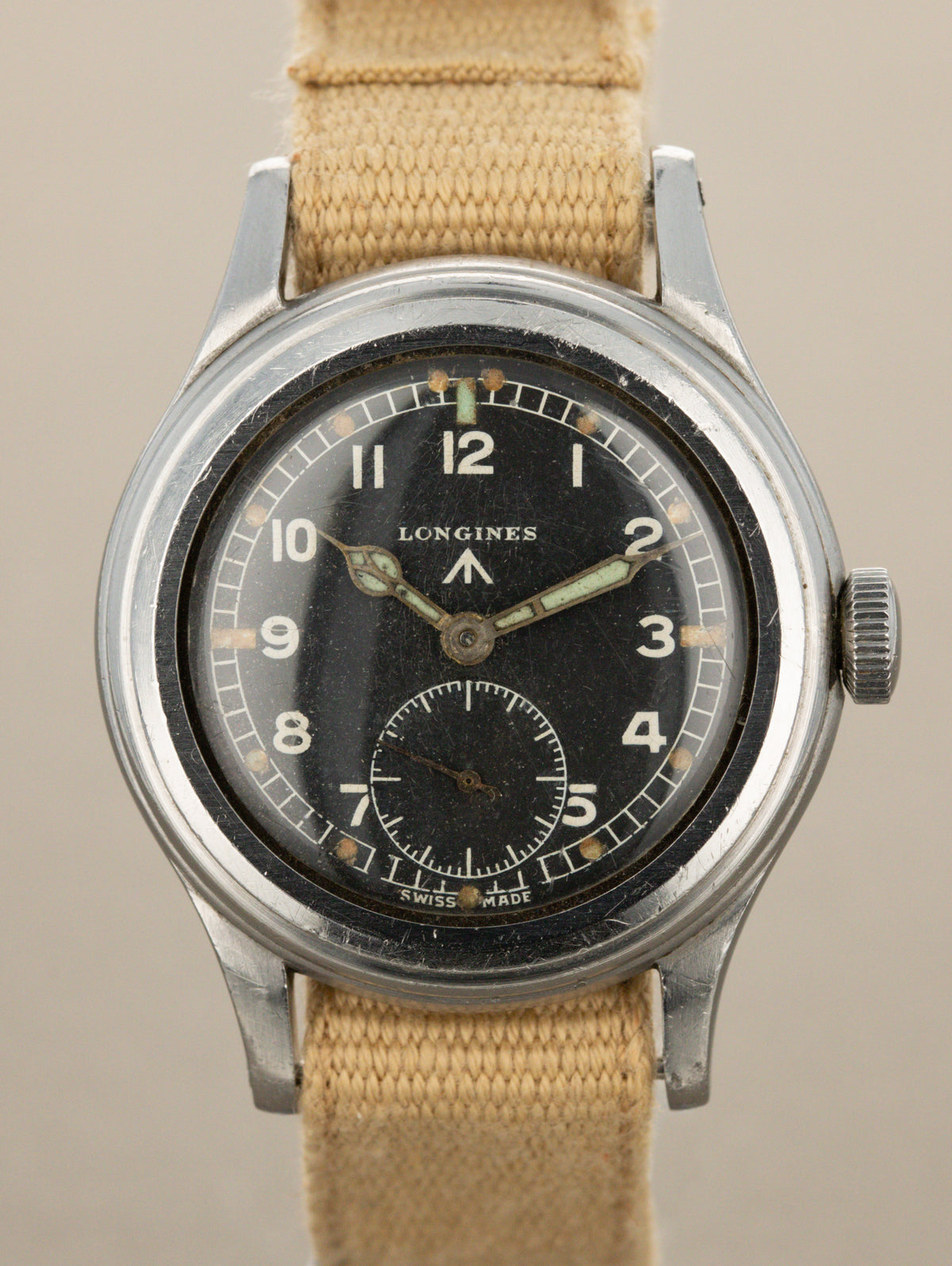 Longines WWW 'Greenlander' Ref. 23088 - Matte Black 'Broad Arrow' Dial