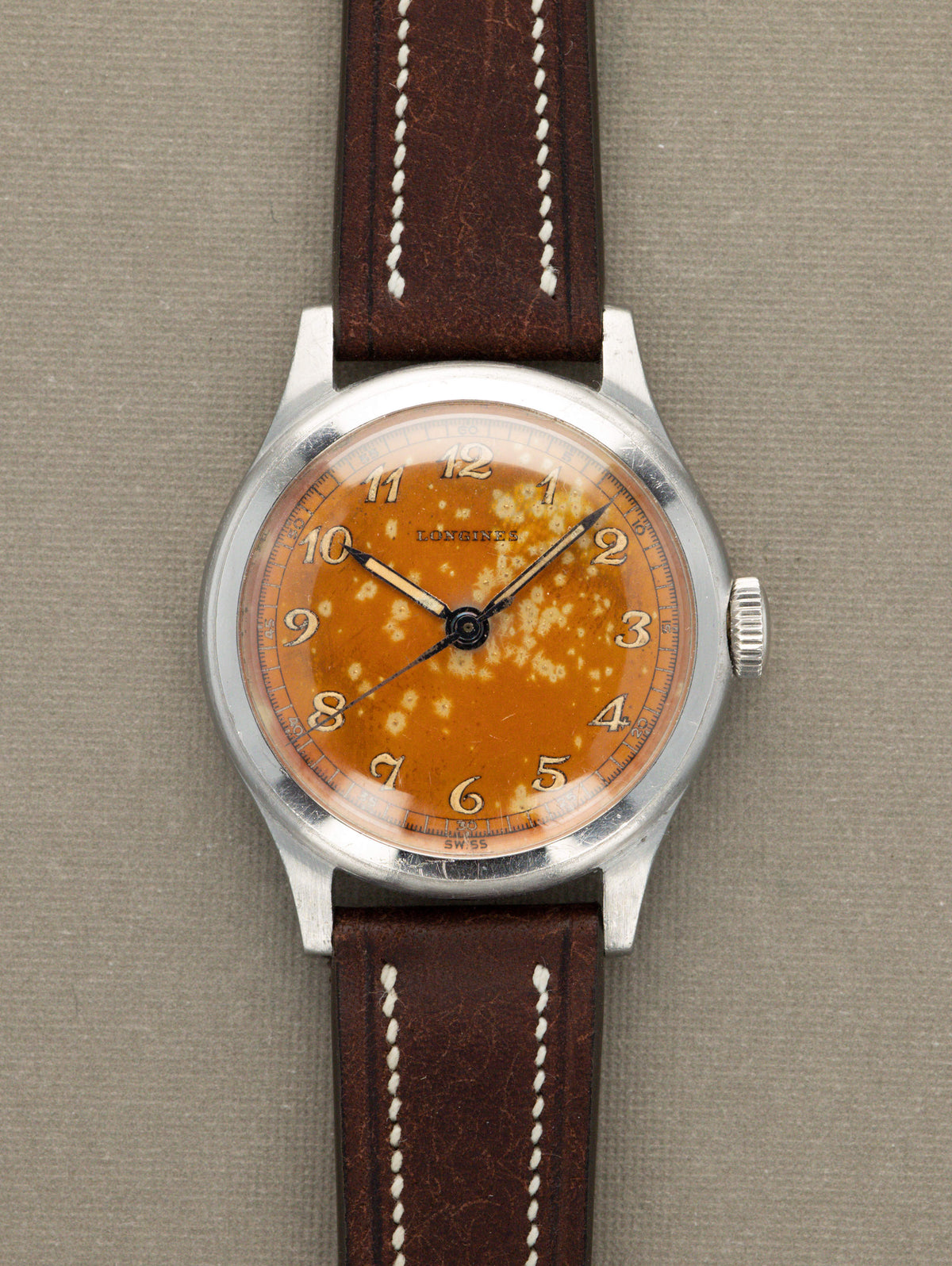 Longines '10L' Steel 'Calatrava' - Orange 'Tangerine' Tropical Dial