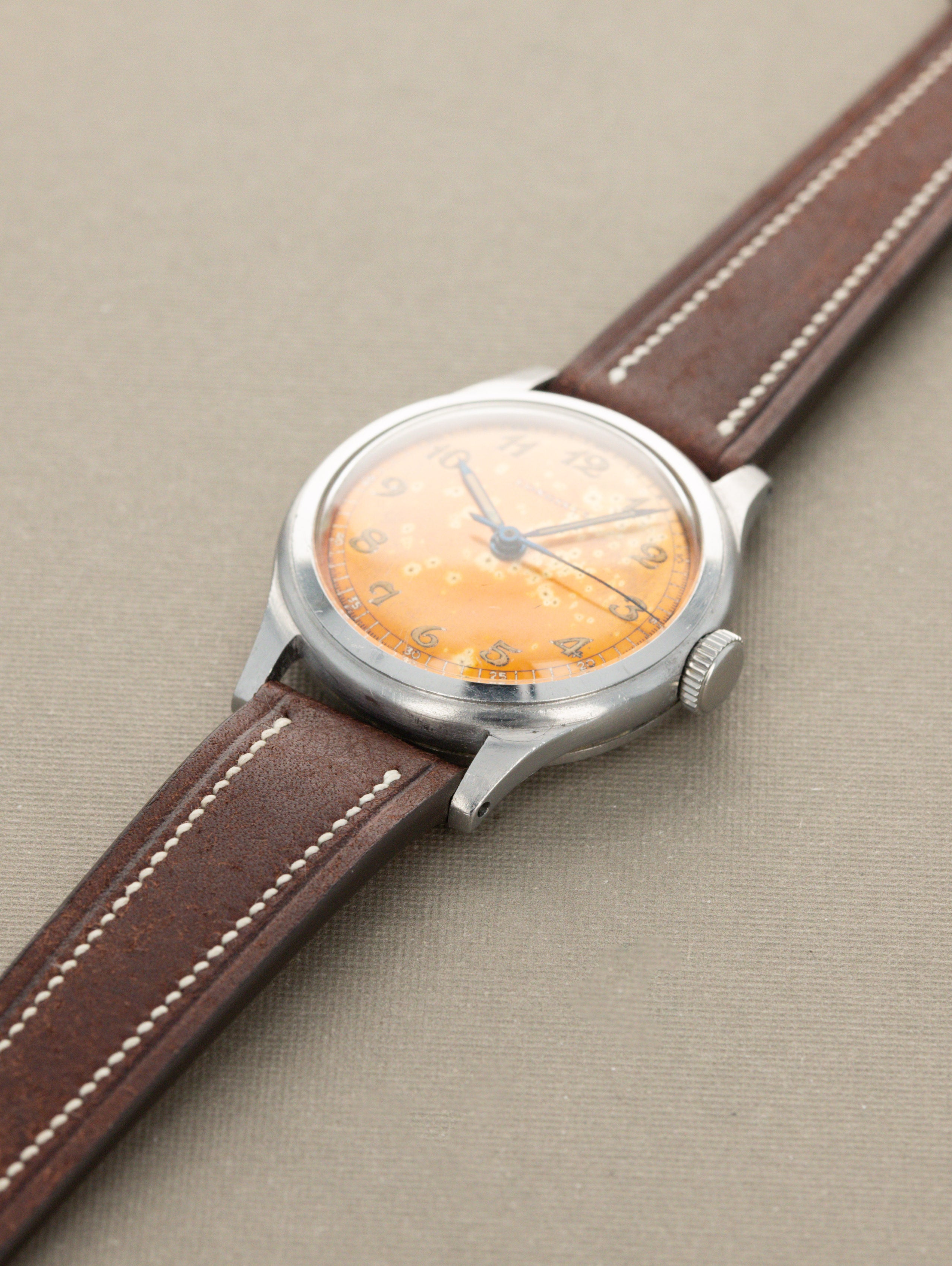 Longines '10L' Steel 'Calatrava' - Orange 'Tangerine' Tropical Dial