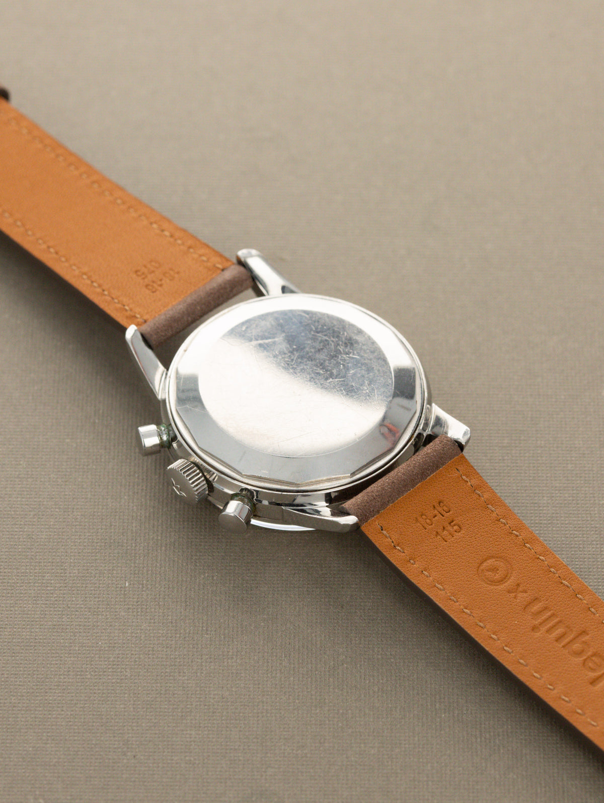 Meylan Decimal Chronograph - Satin Silver Dial w/ Lemaina Cal. 2520 Unpolished