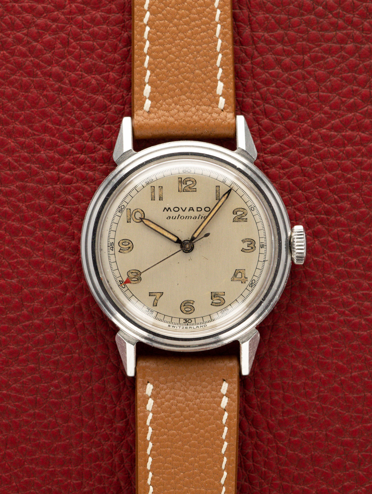 Movado Tempomatic Ref. 16151 - Silver 'Sector' Dial Unpolished