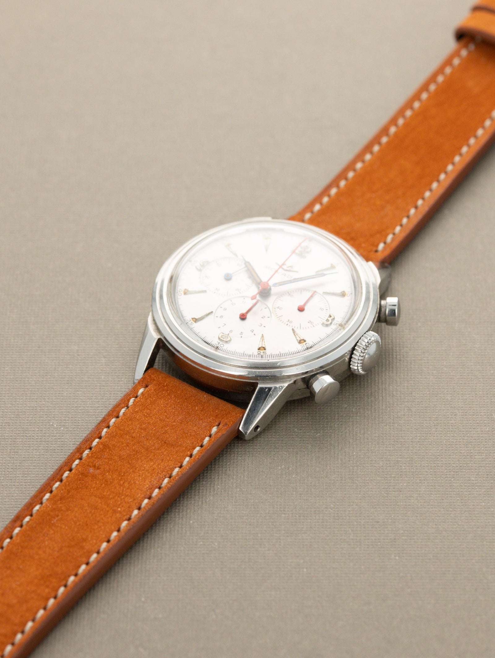 Movado M95 Chronograph Ref. 19038 - 'Sub Sea' Satin Silver Dial